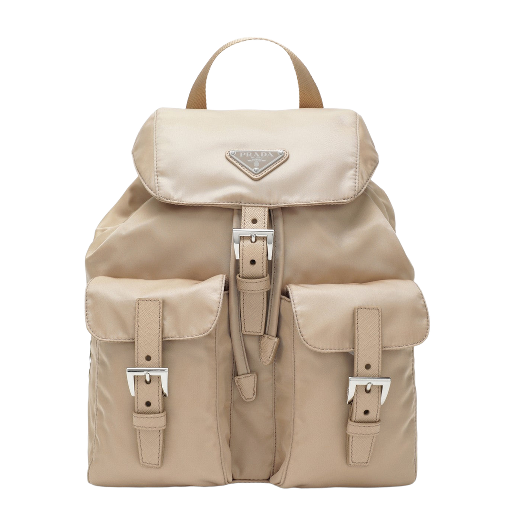 Re-Nylon Small Re-Nylon Backpack - Desert Beige - Image 1