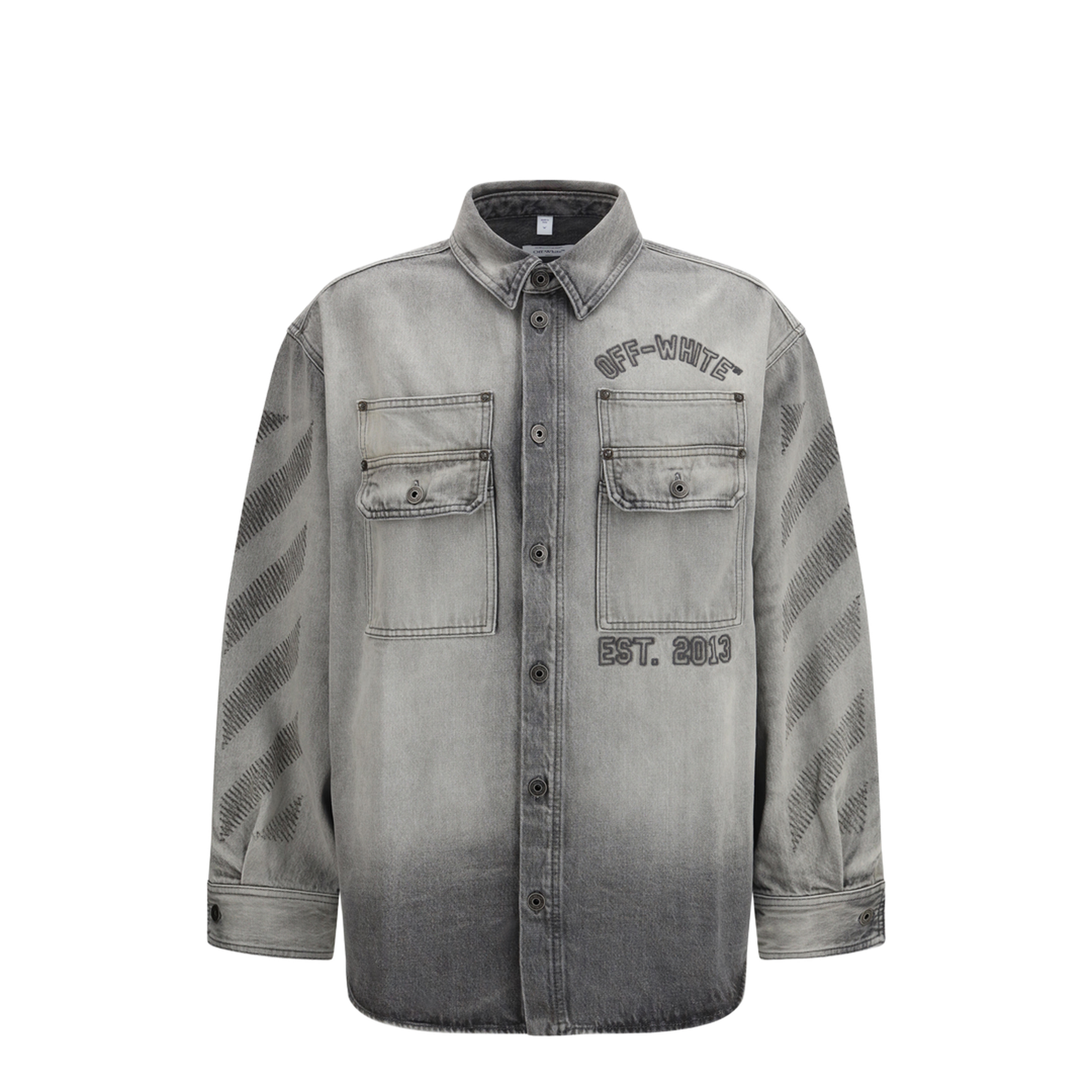 Denim Shirt With Pockets - Image 1