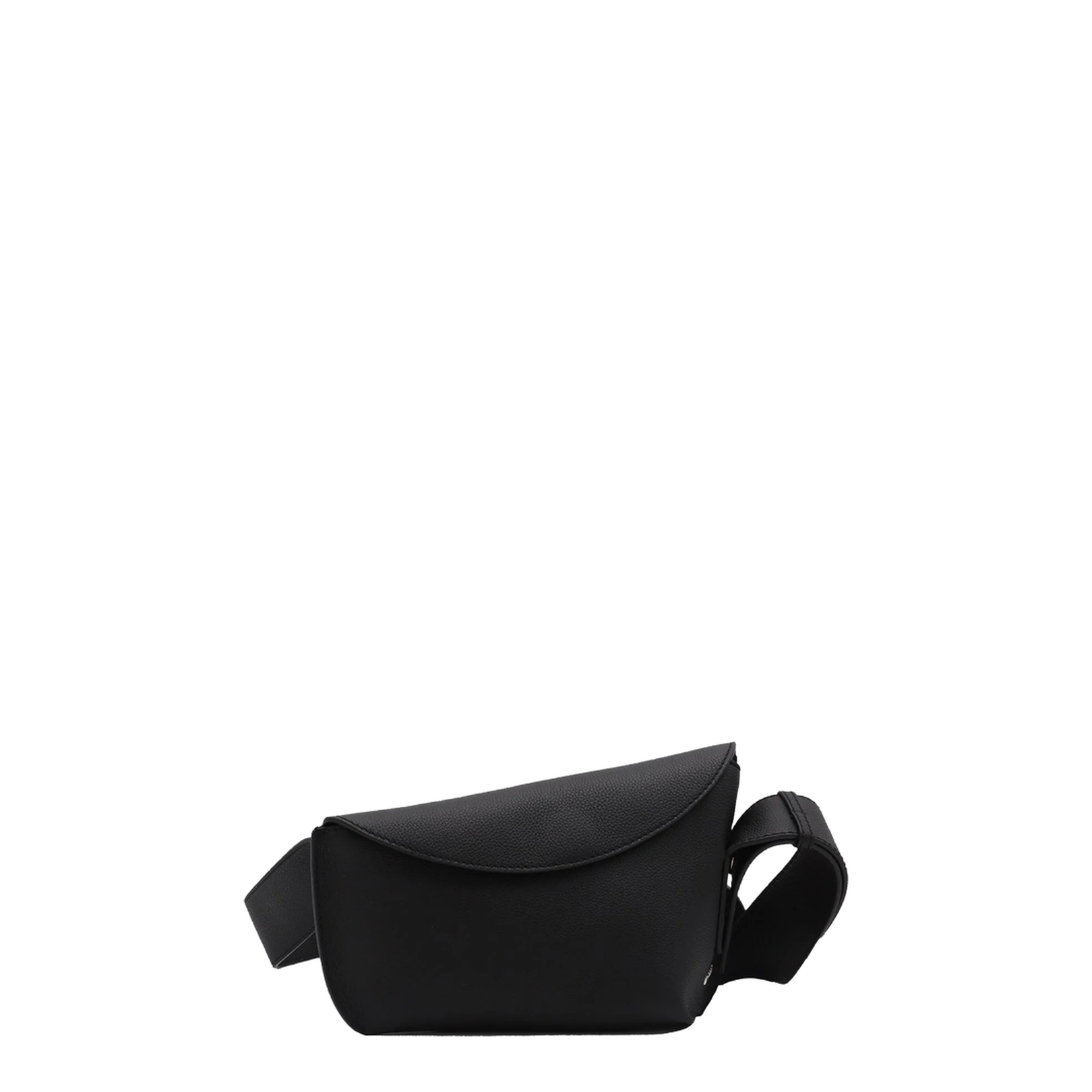McQueen T-Bar Sling Bag in Calf Leather - Black - Image 1