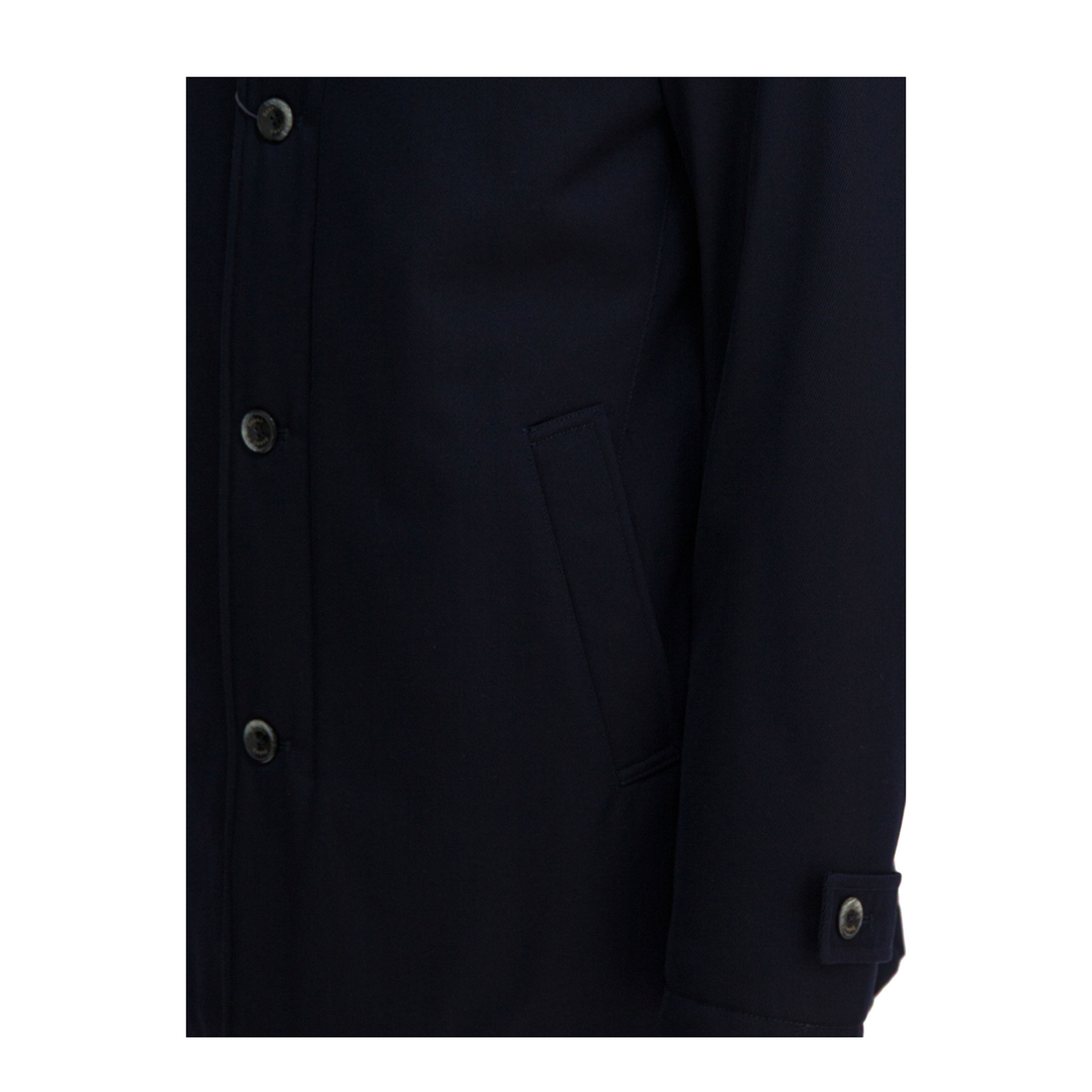 Virgin Wool Long Coat - Image 4