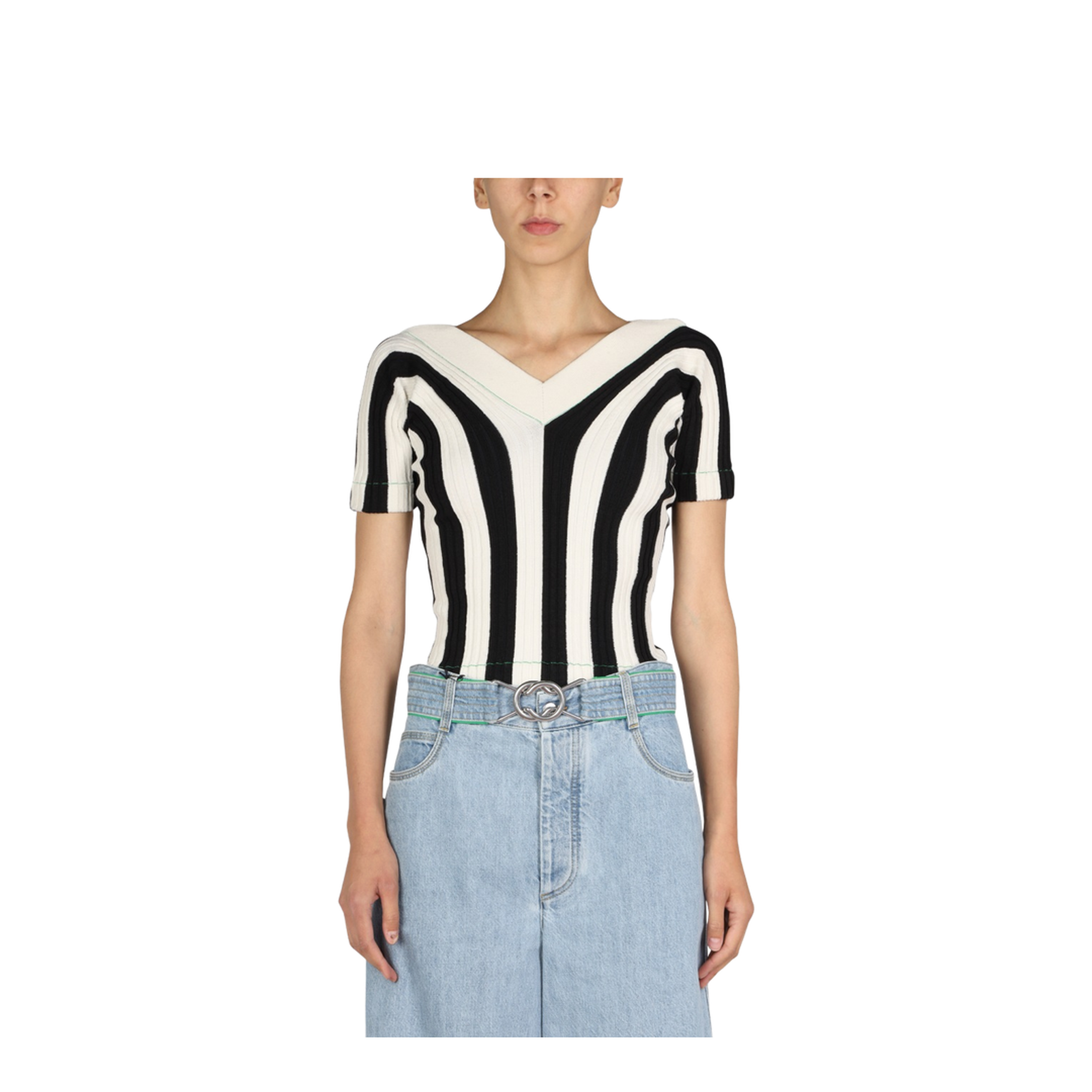 Striped Pattern Top - Image 1