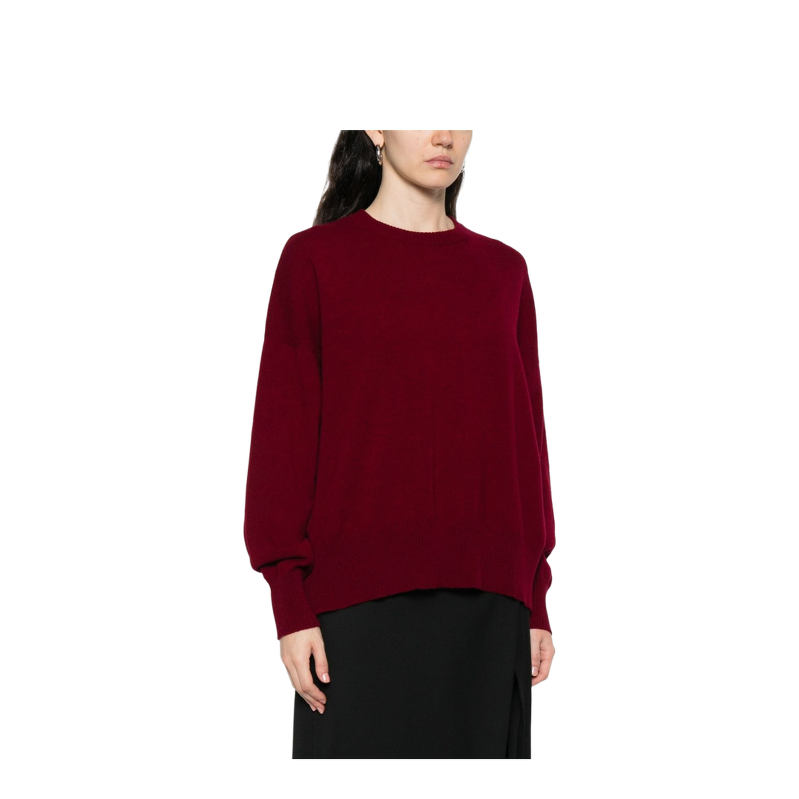 Cashmere Crewneck Sweater Brown - Image 4