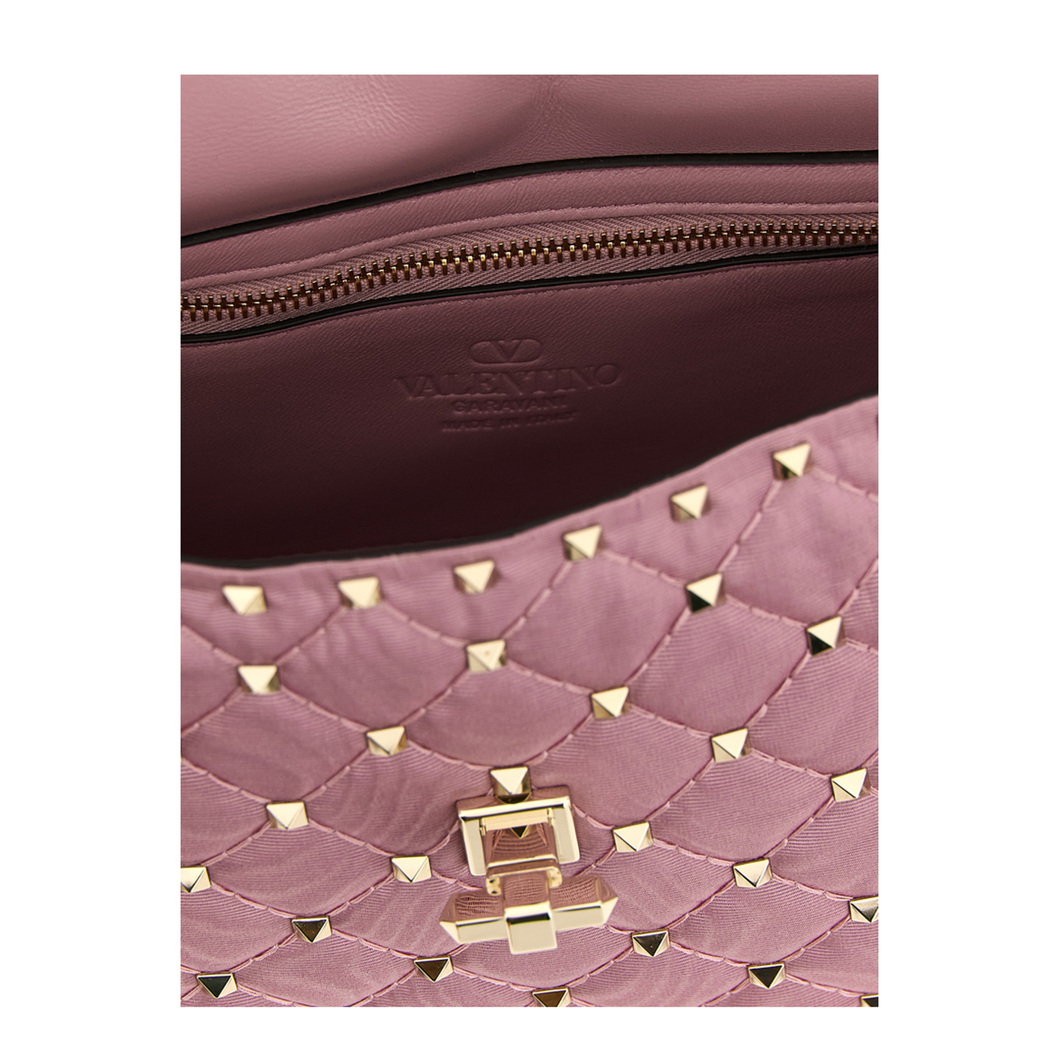 Rockstud Spike Shoulder Bag - Pink - Image 4