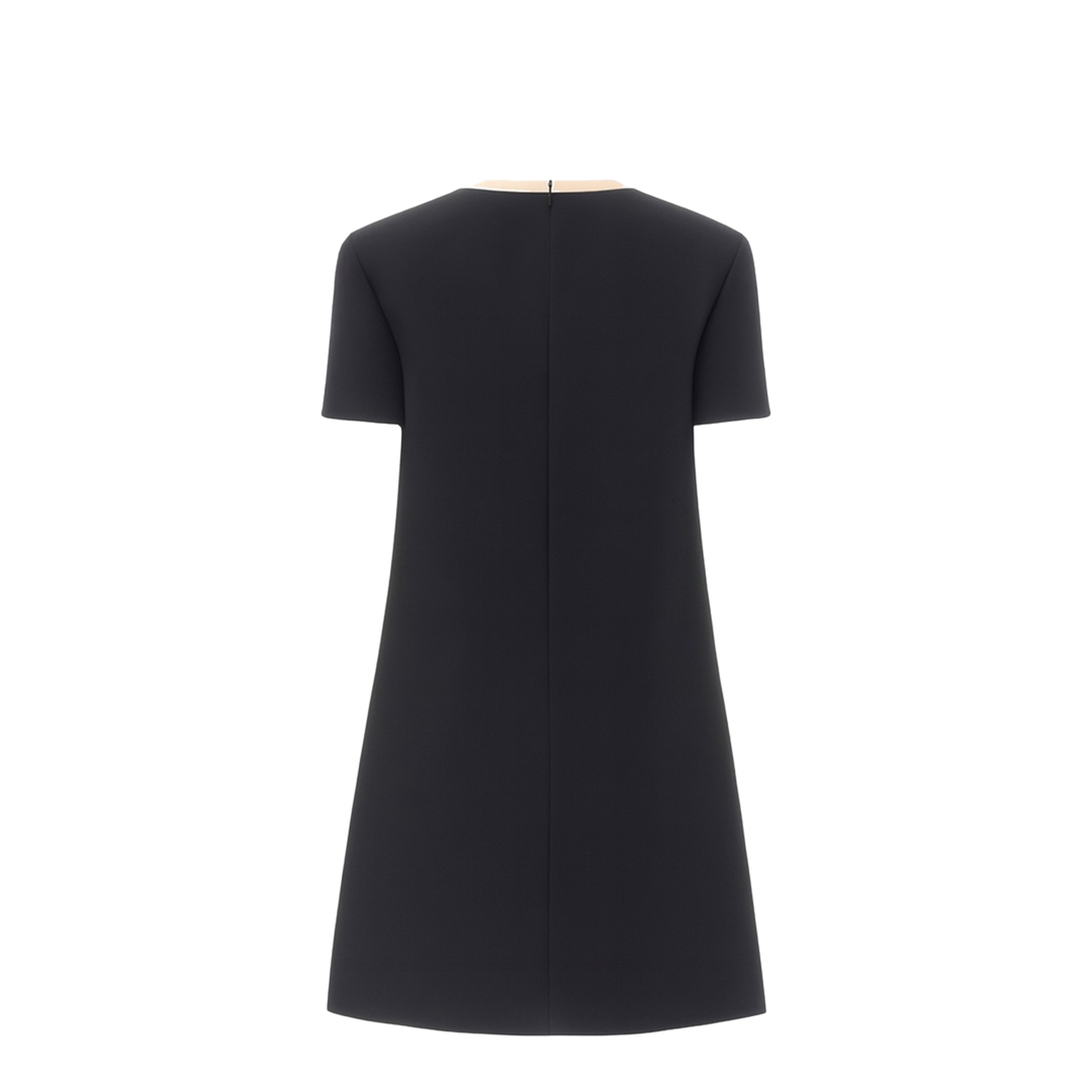 Wool and Silk Mini Dress - Image 3