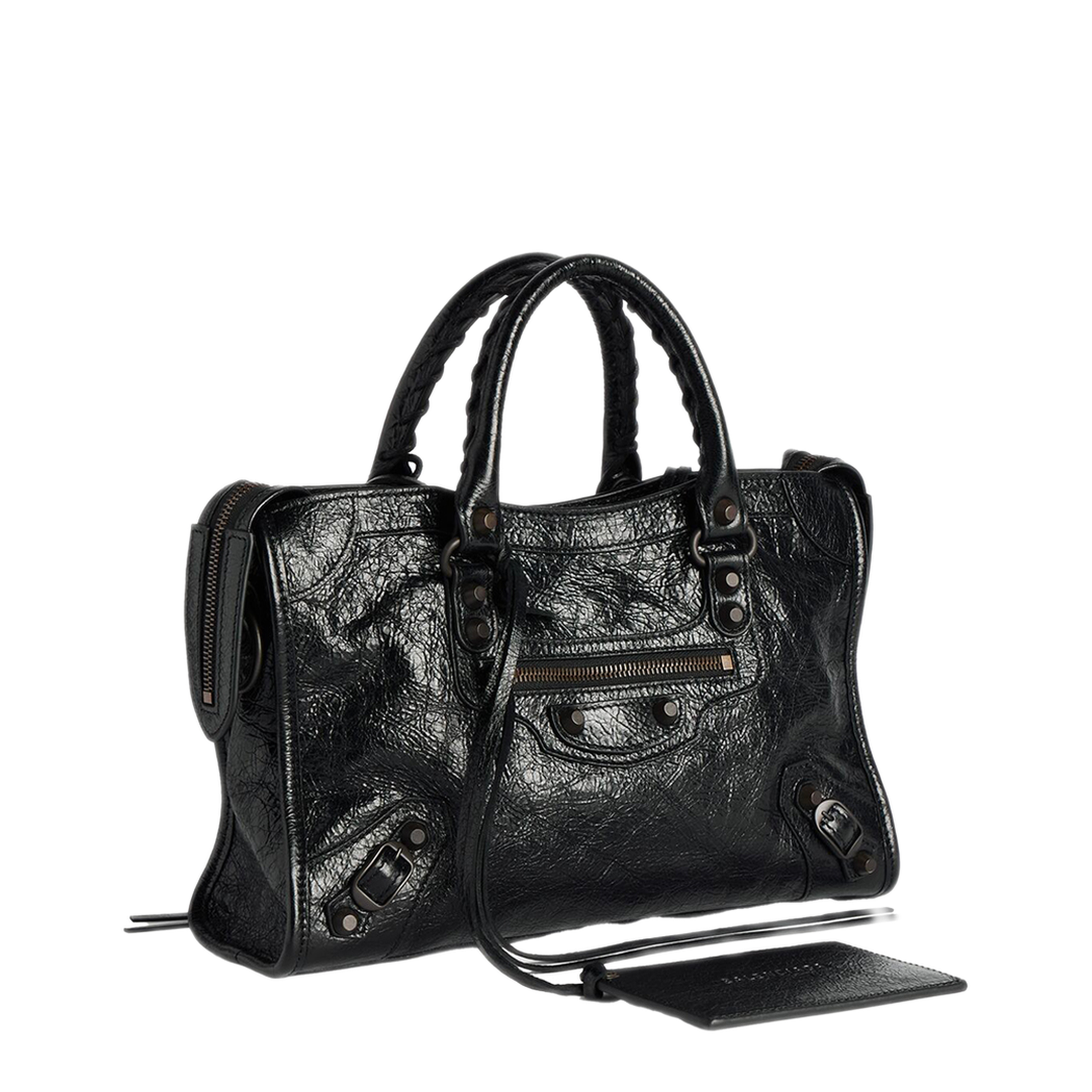 Le City Small Arena Lambskin Crossbody - Black - Image 2
