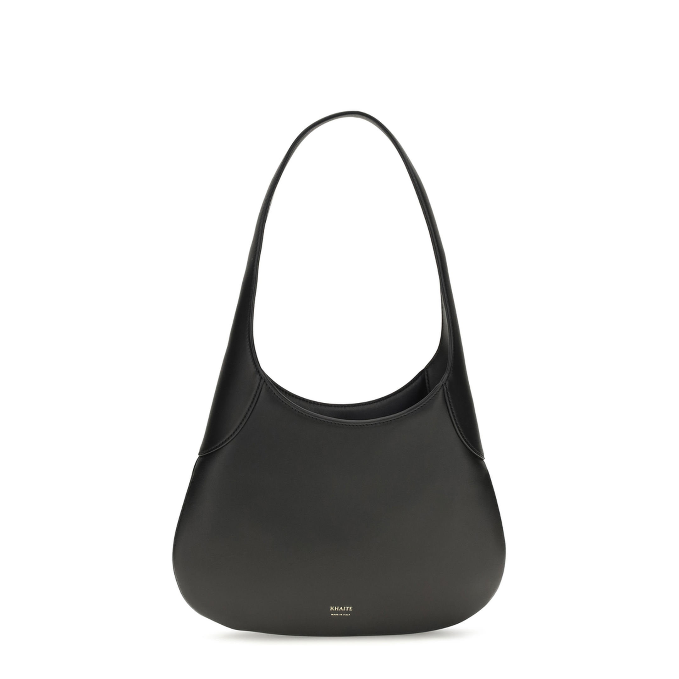 Joan Small Calfskin Hobo - Black - Image 1