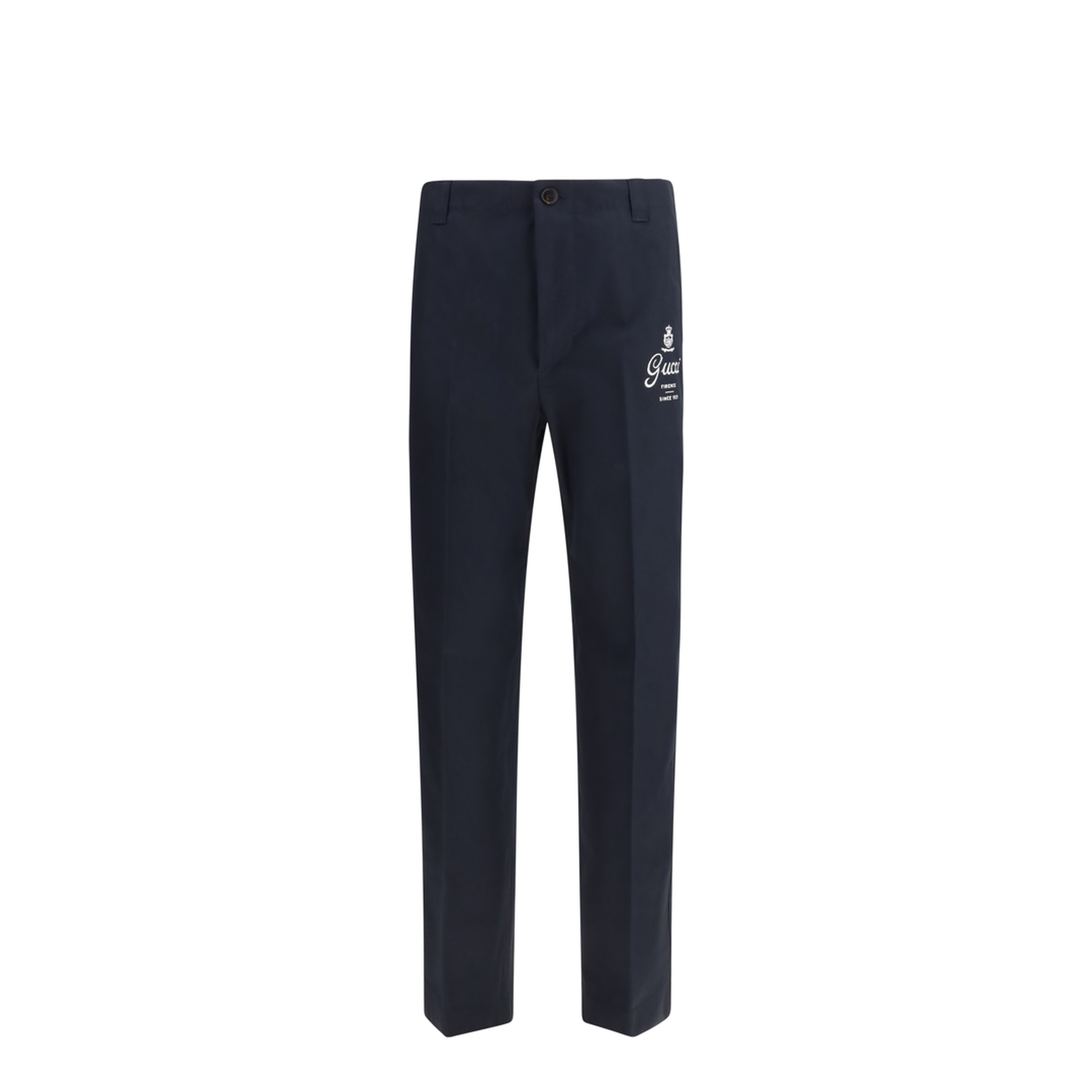 Compact Cotton Twill Pants - Image 1