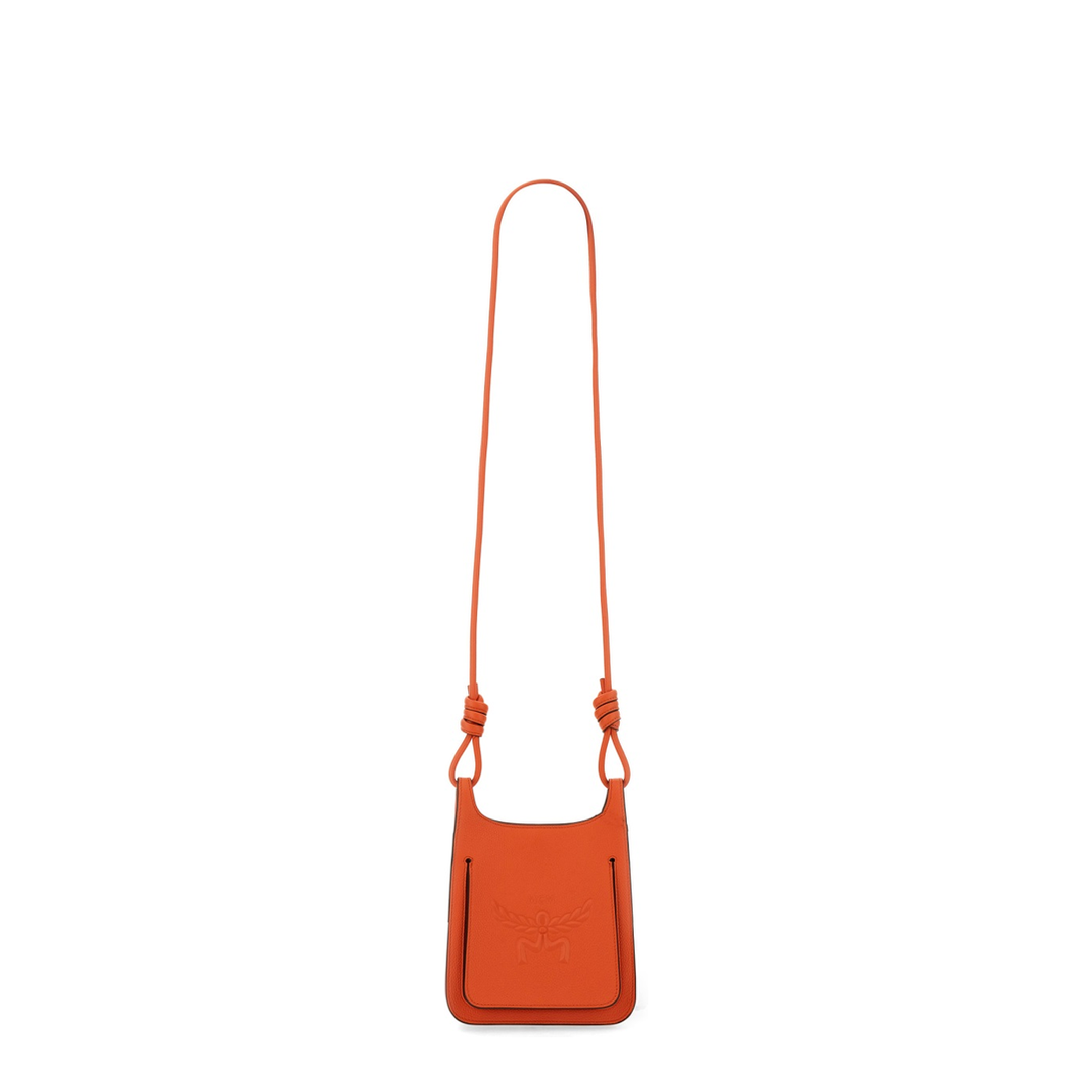 Himmel Mini Calfskin Crossbody - Orange - Image 1