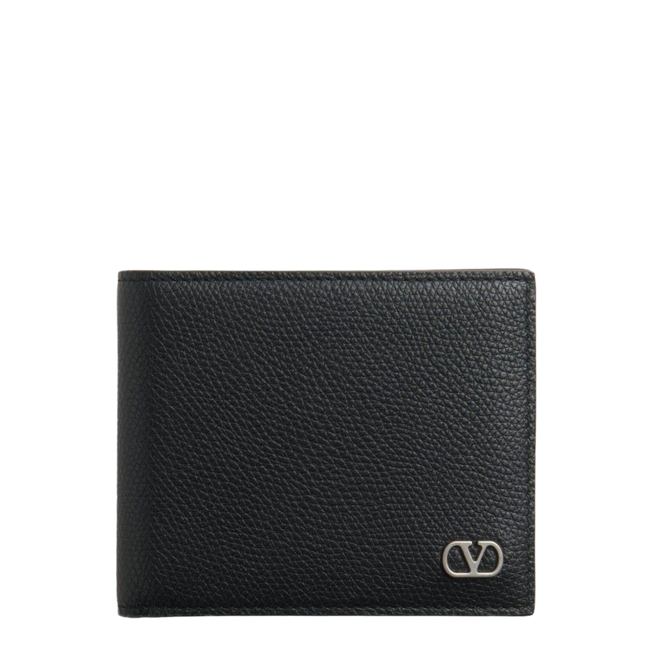 VLogo Signature Grainy Calfskin Wallet - Image 1