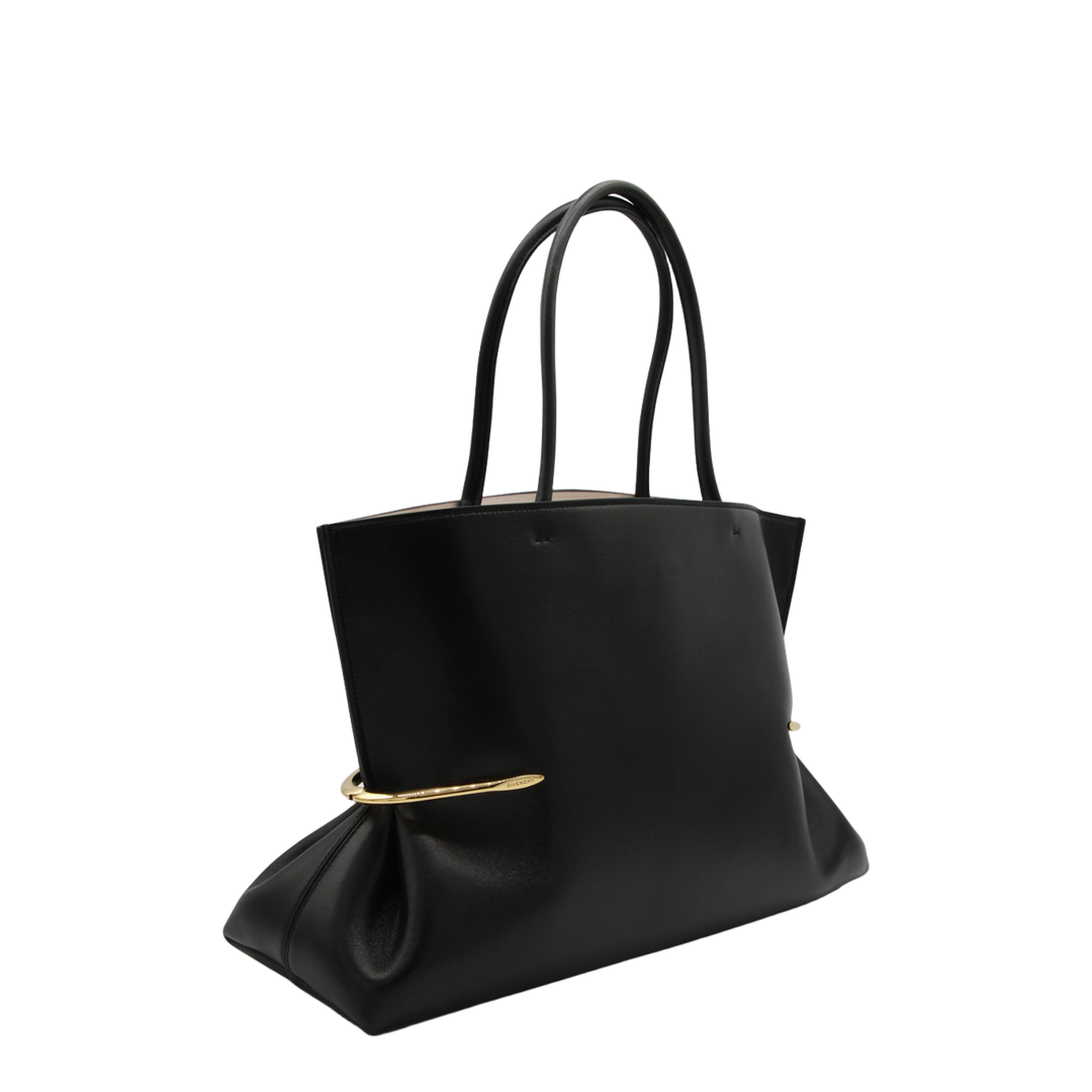Pinch Nappa Leather Tote - Black - Image 3