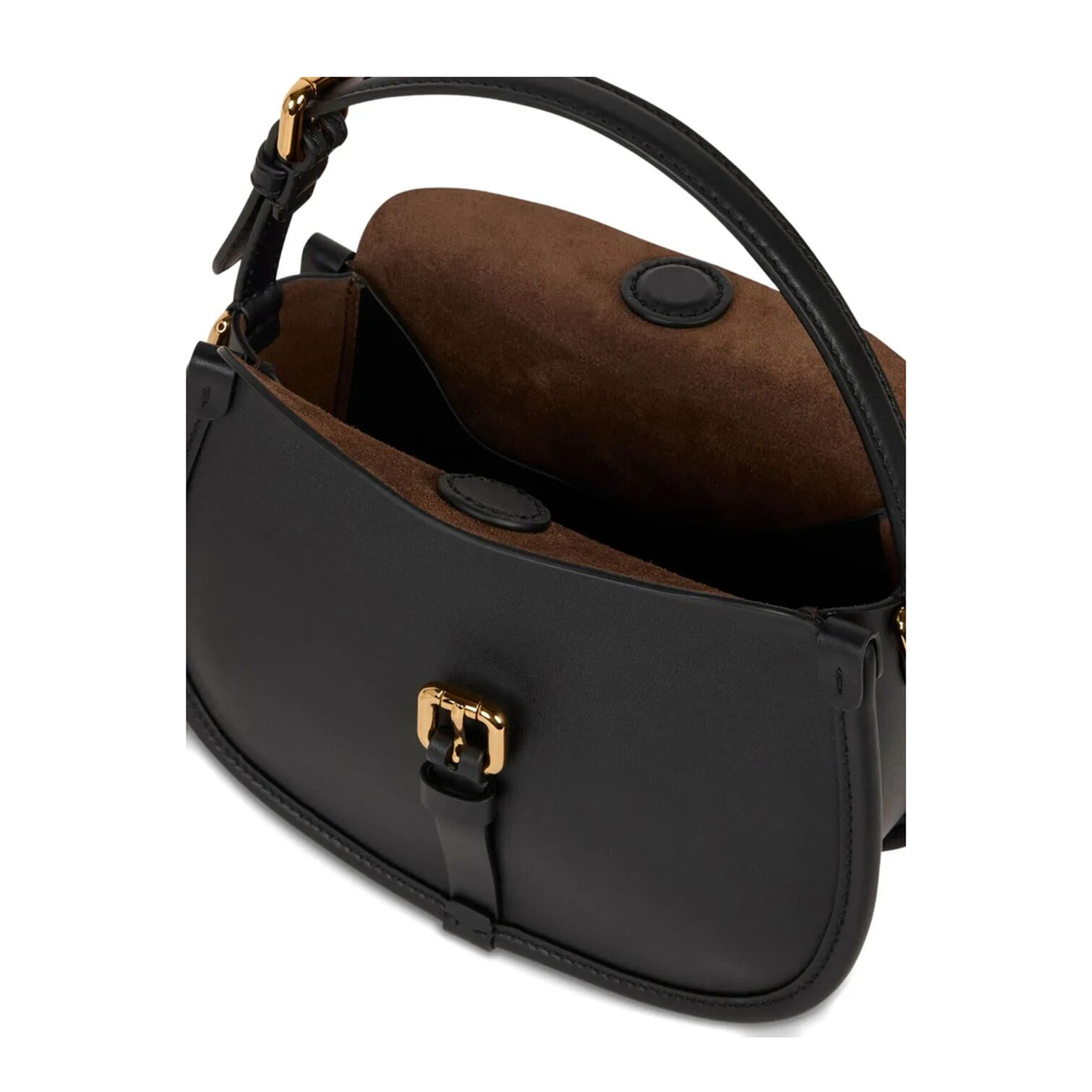 Pony Small Calfskin Crossbody - Black - Image 5
