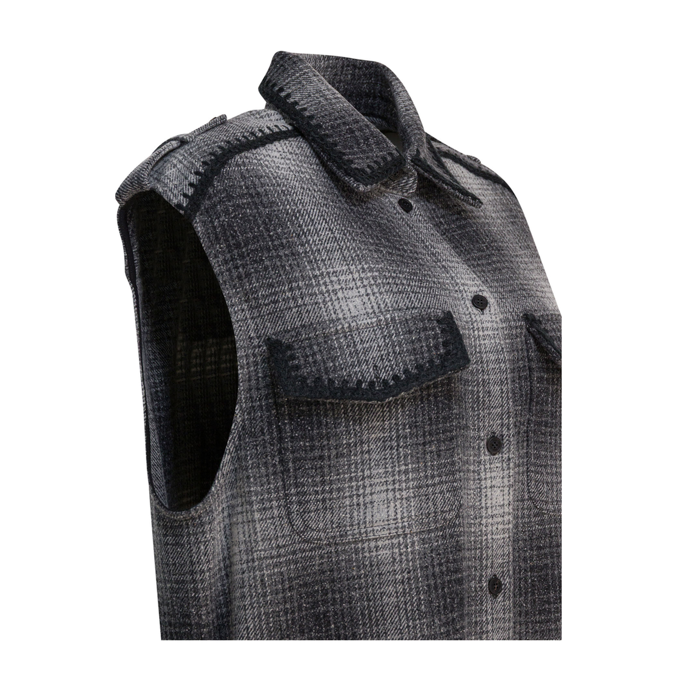 Wool-Blend Chemisier Dress - Image 4