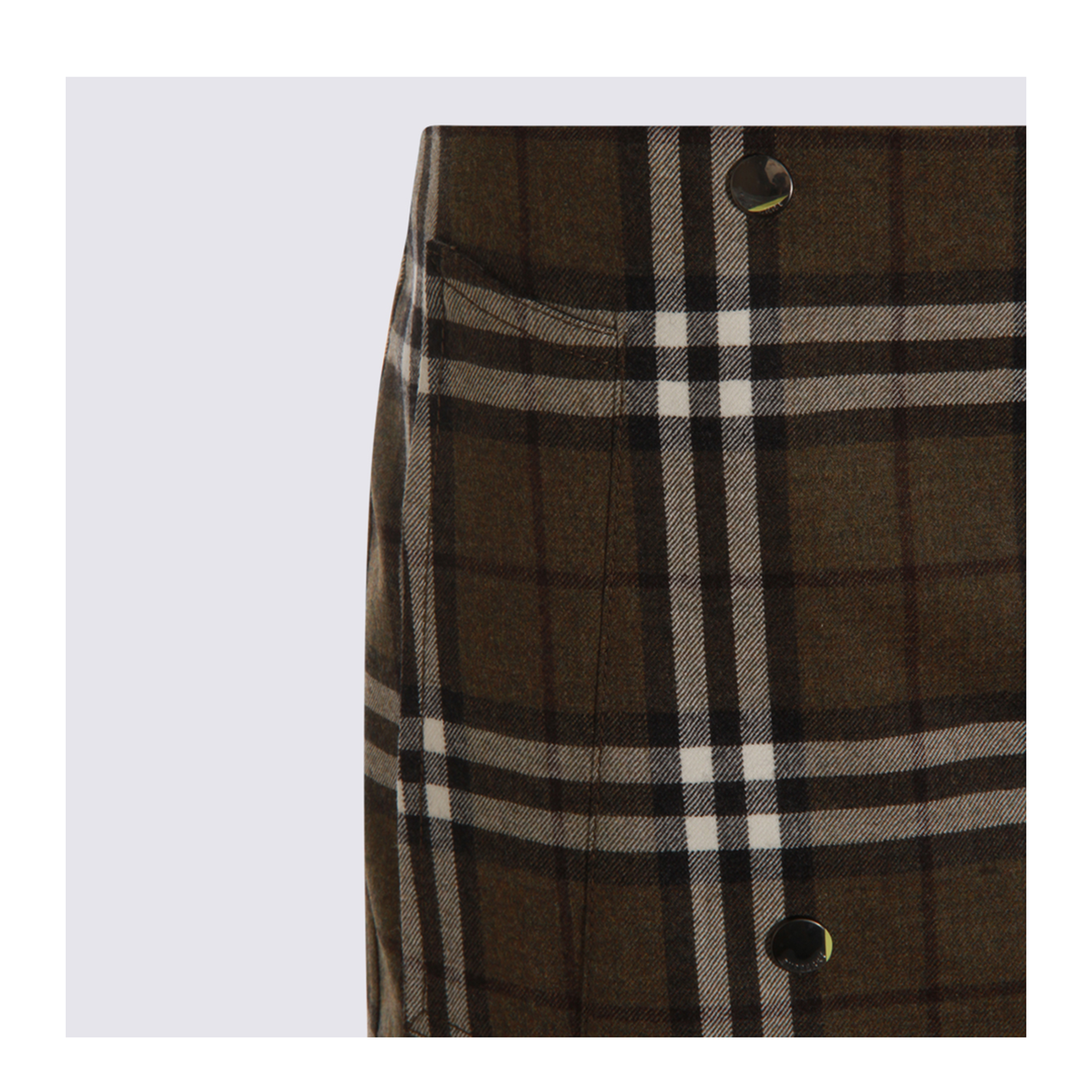 Green Check Miniskirt - Image 6