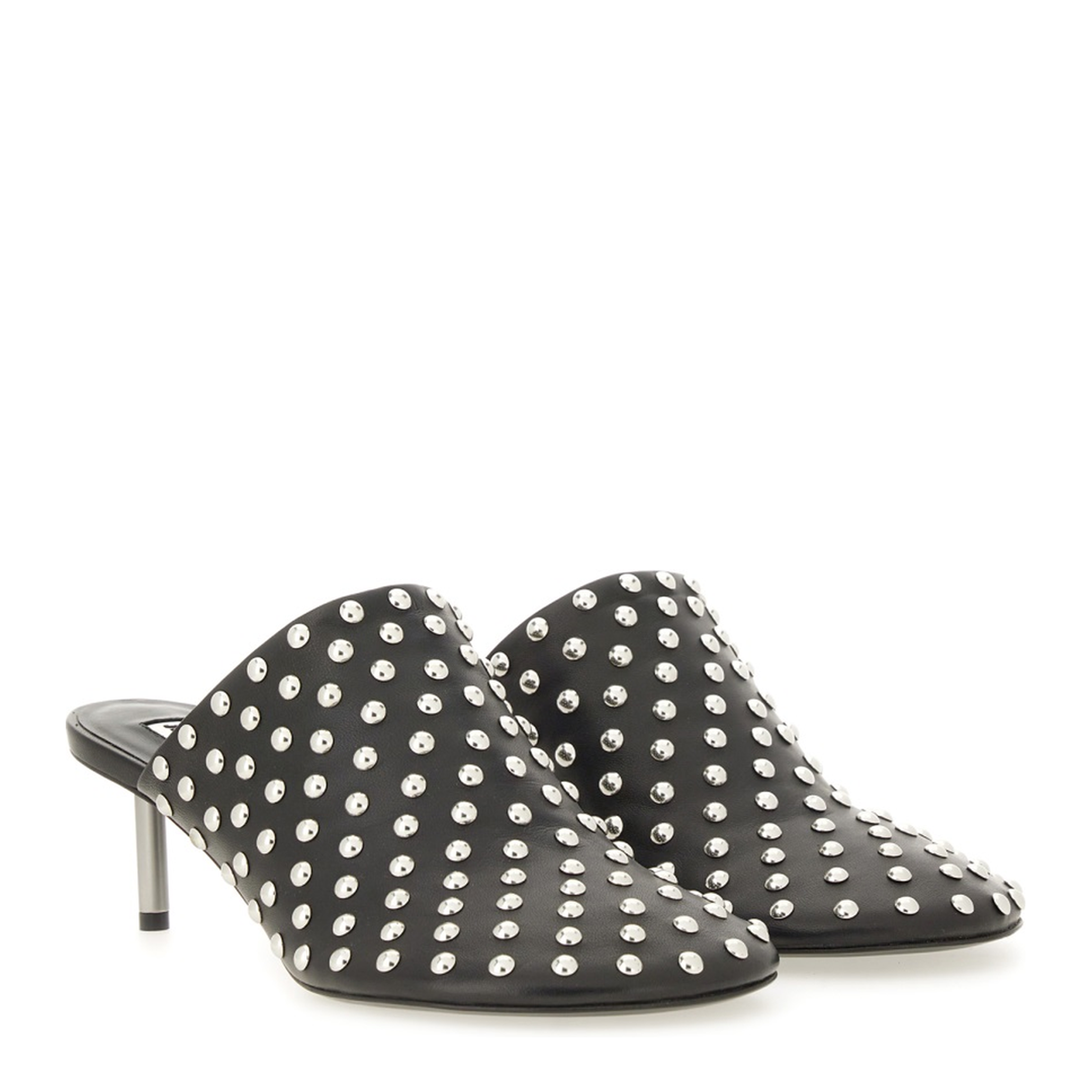 Nappa Leather Mules with Studs - Image 2
