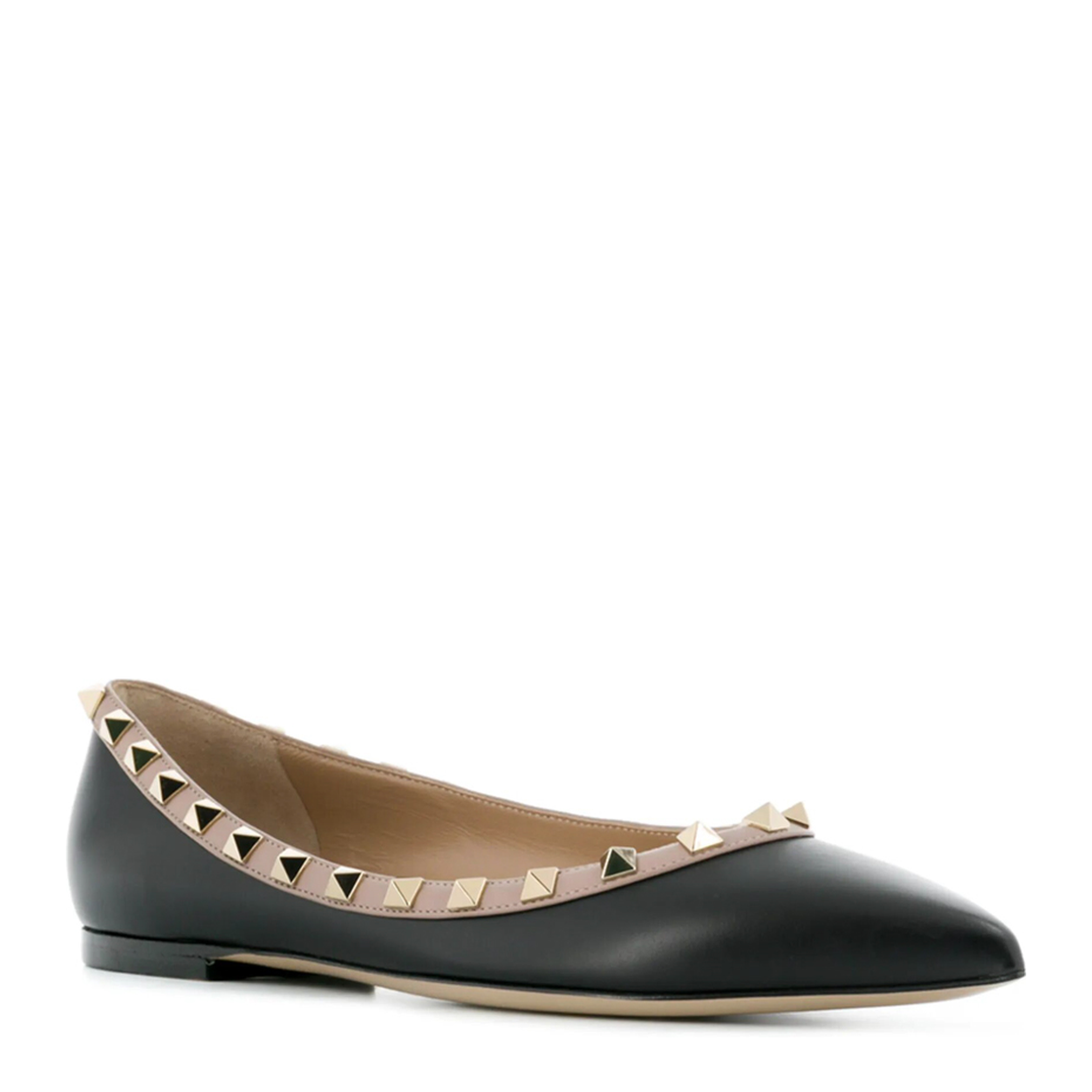Rockstud Leather Ballet Flat - Image 2