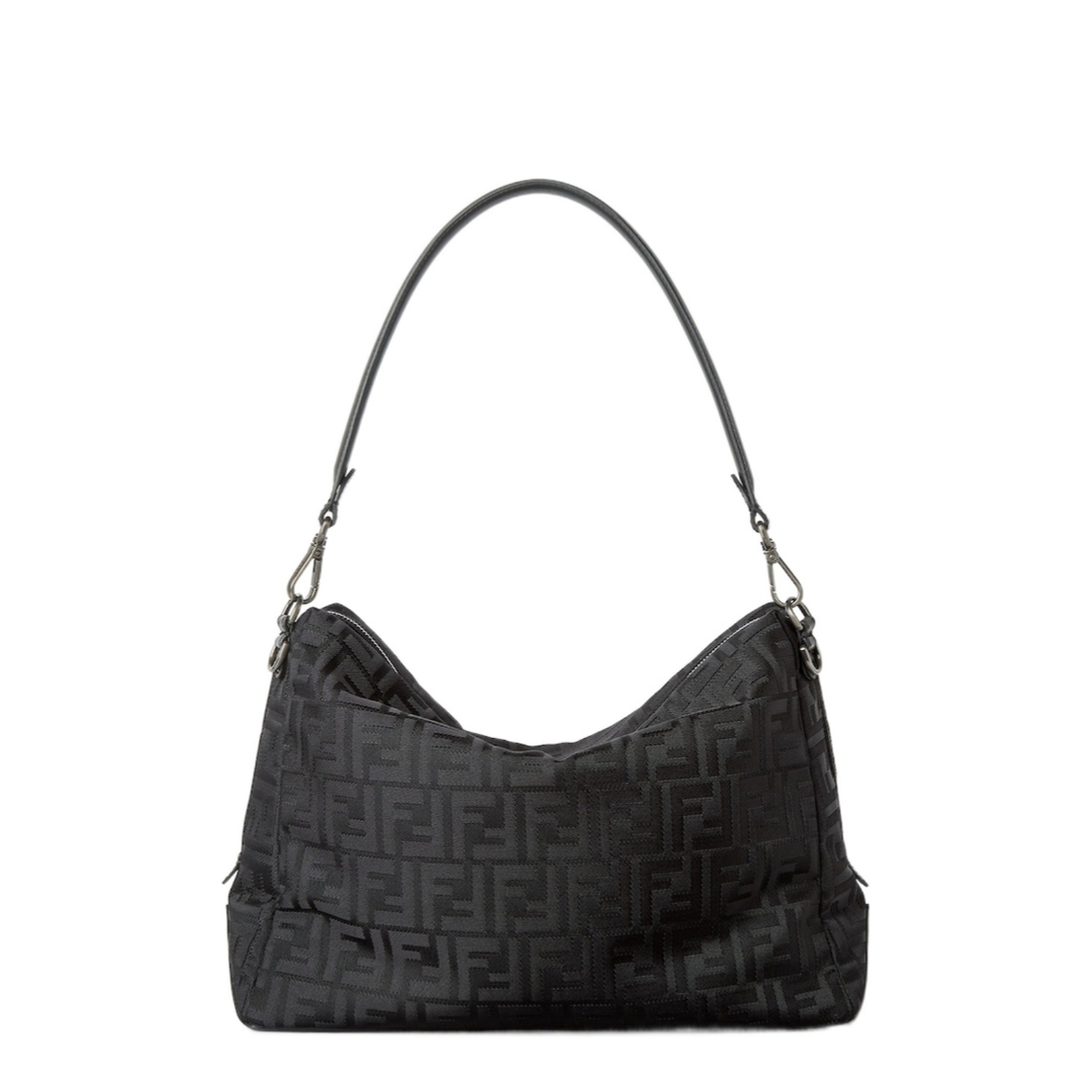 Large Fabric Black Bag - Image 3