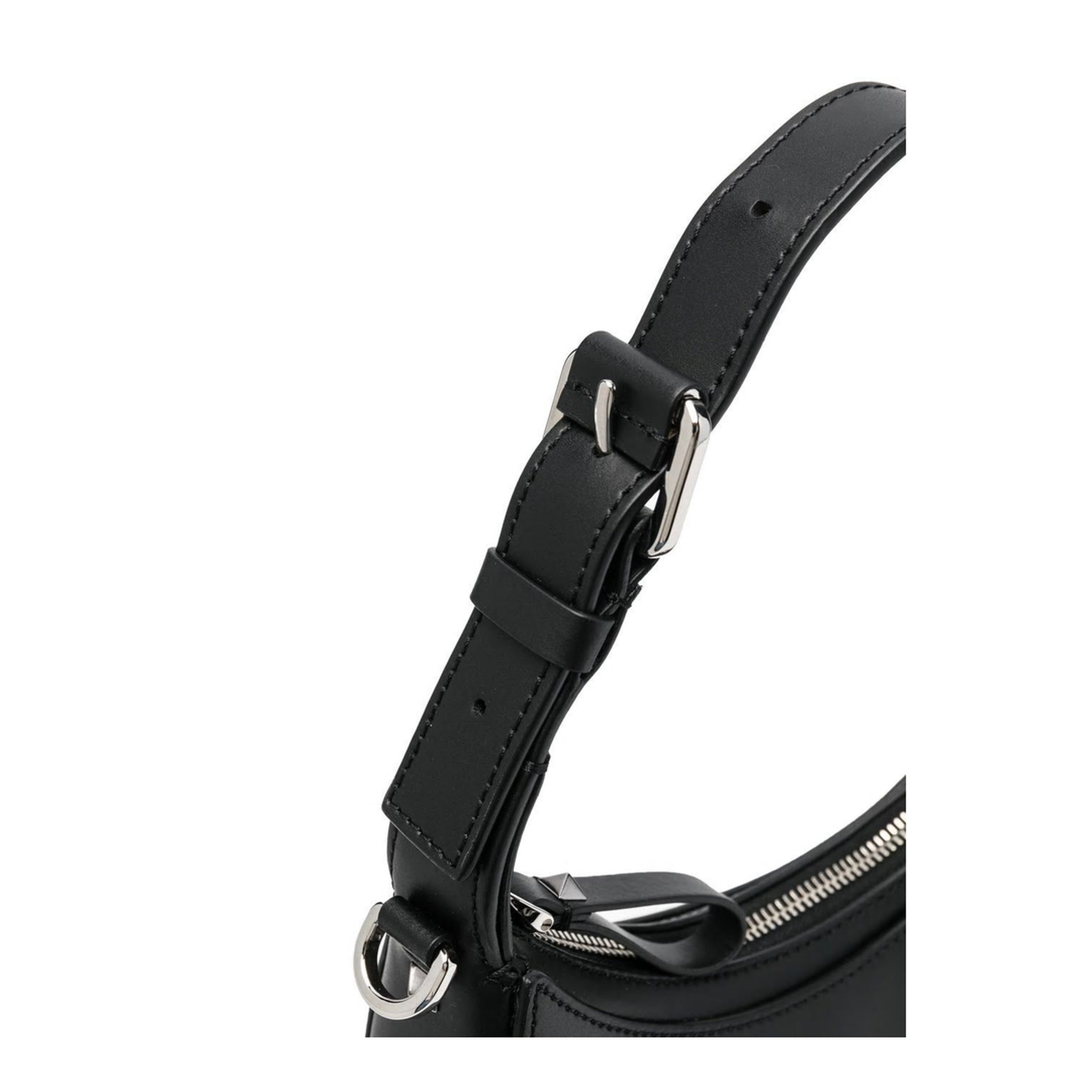 Black Leather Handbag - Image 4