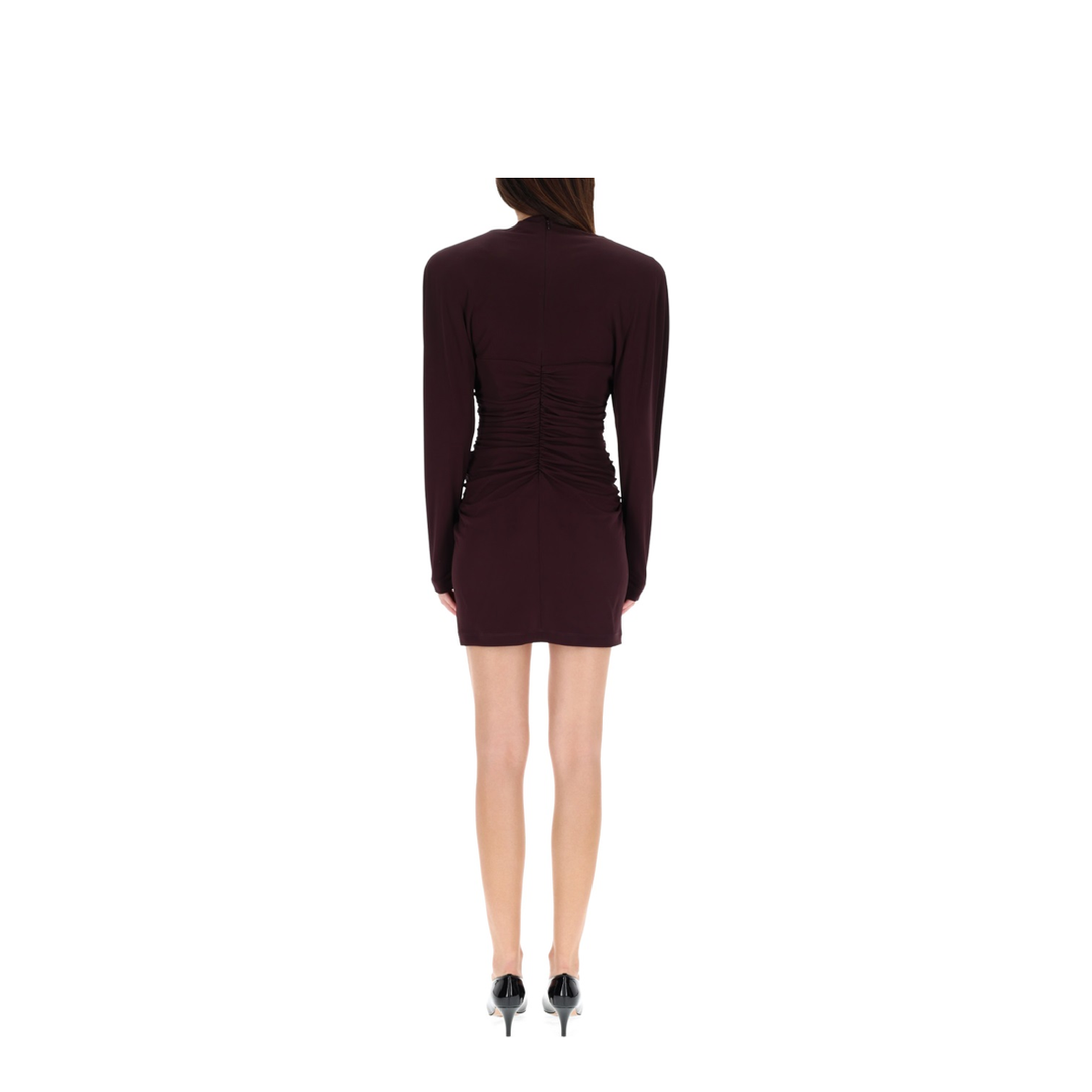 Pleated Mini Dress - Image 3