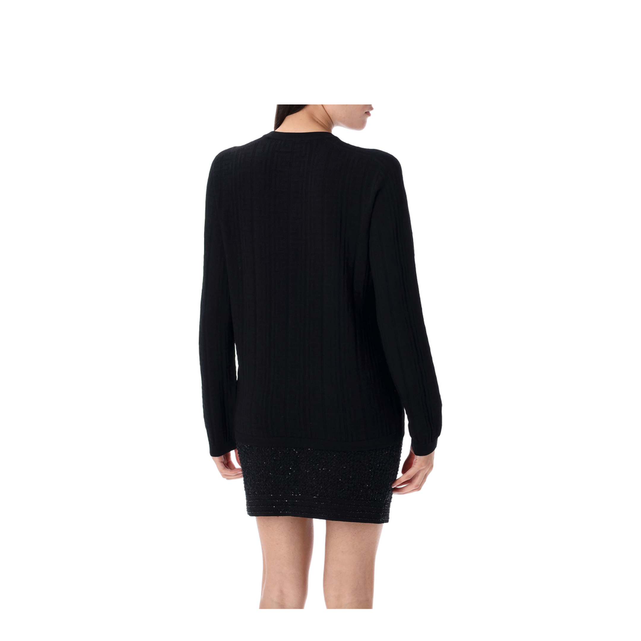 Knitted Sweater Black - Image 2