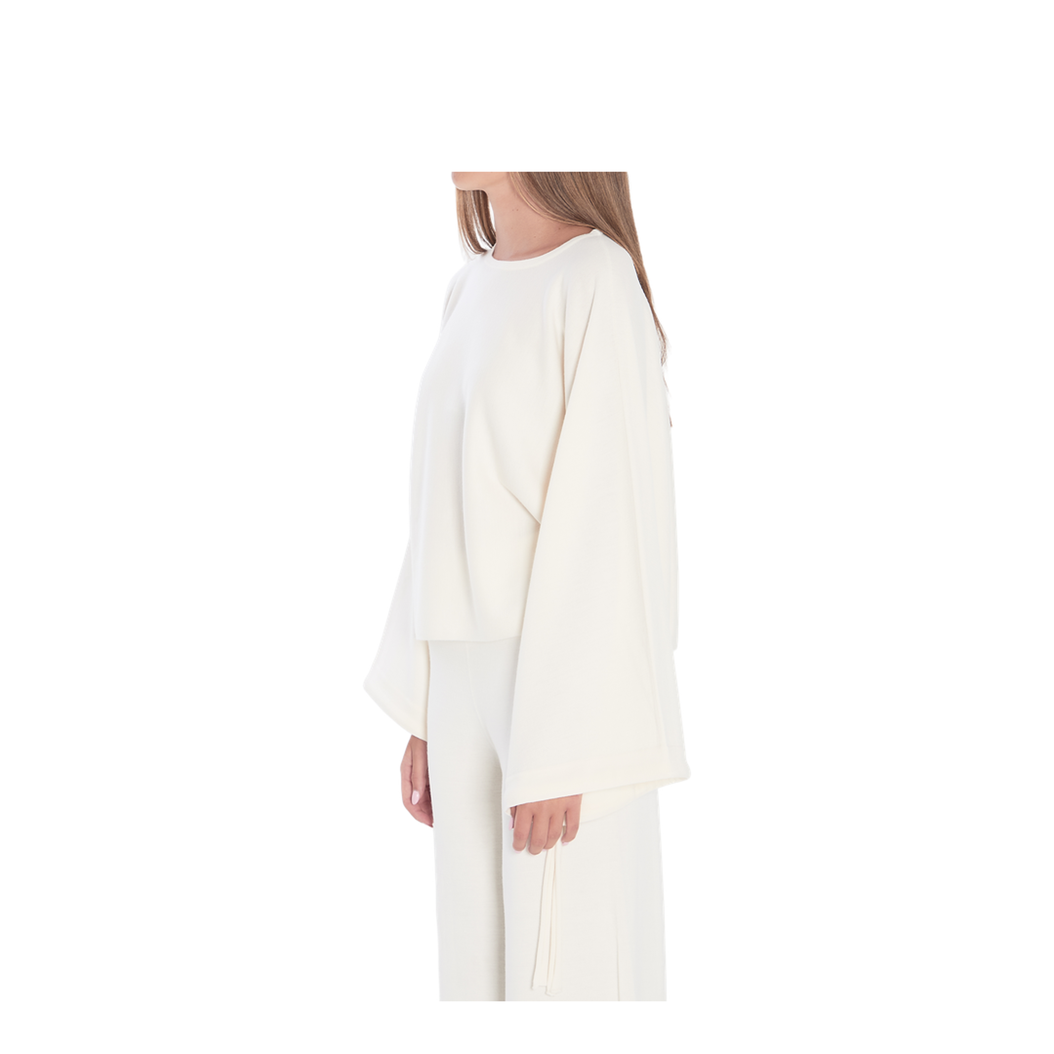 Sweater in Fine Wool Yarn - Image 2
