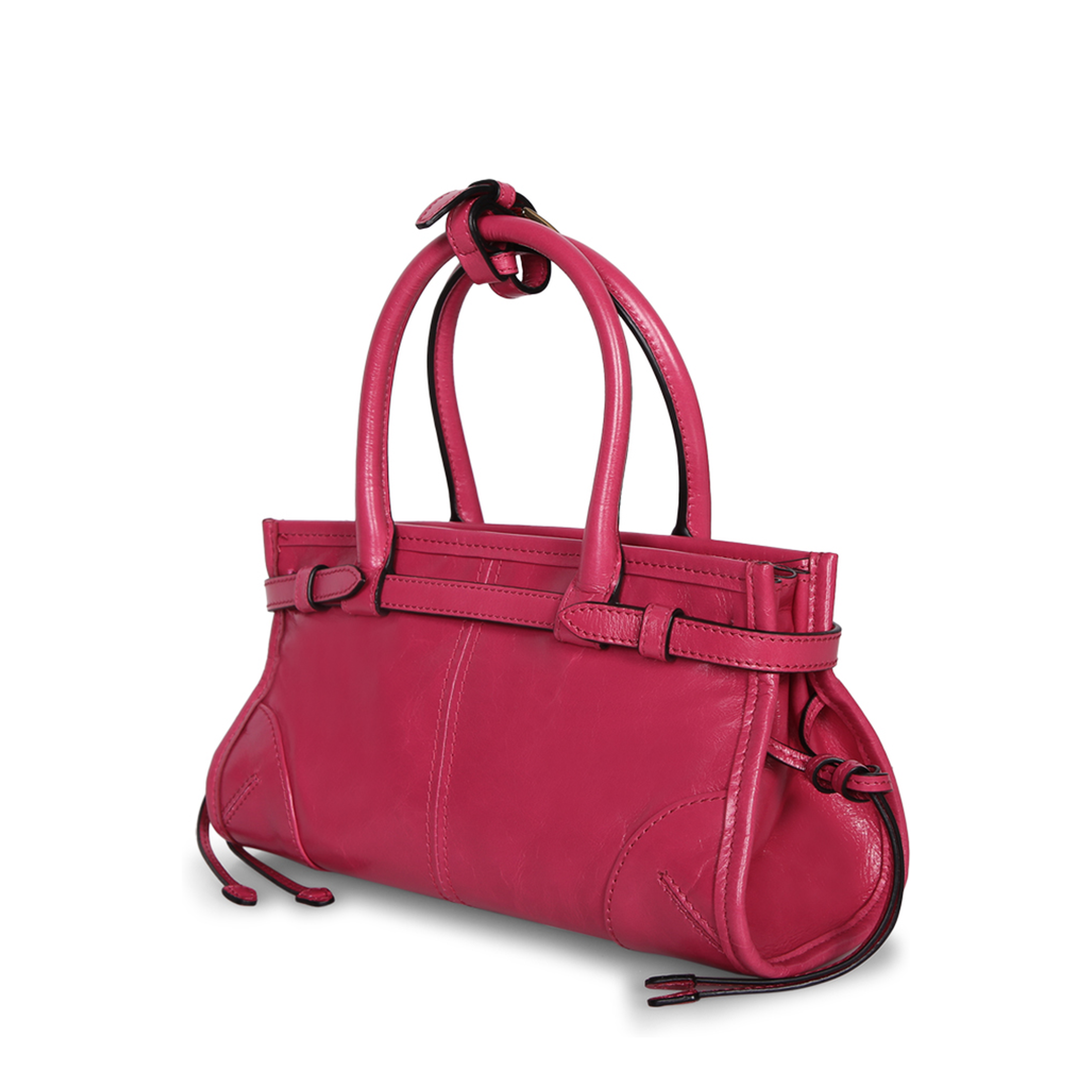 Bonnie Mini Calfskin Handbag - Peonia - Image 3