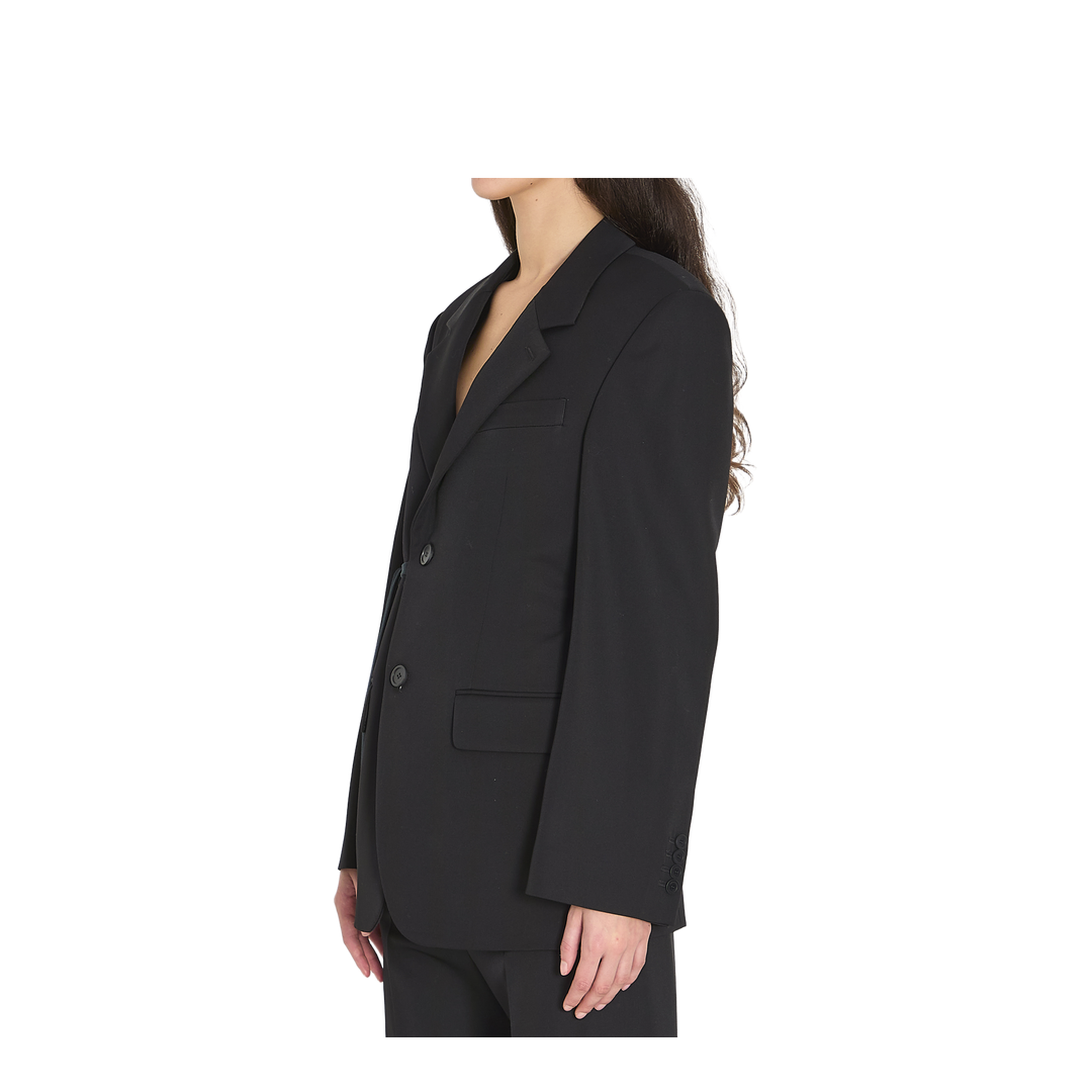 Barathea Tailored Wool Jacket - Image 2