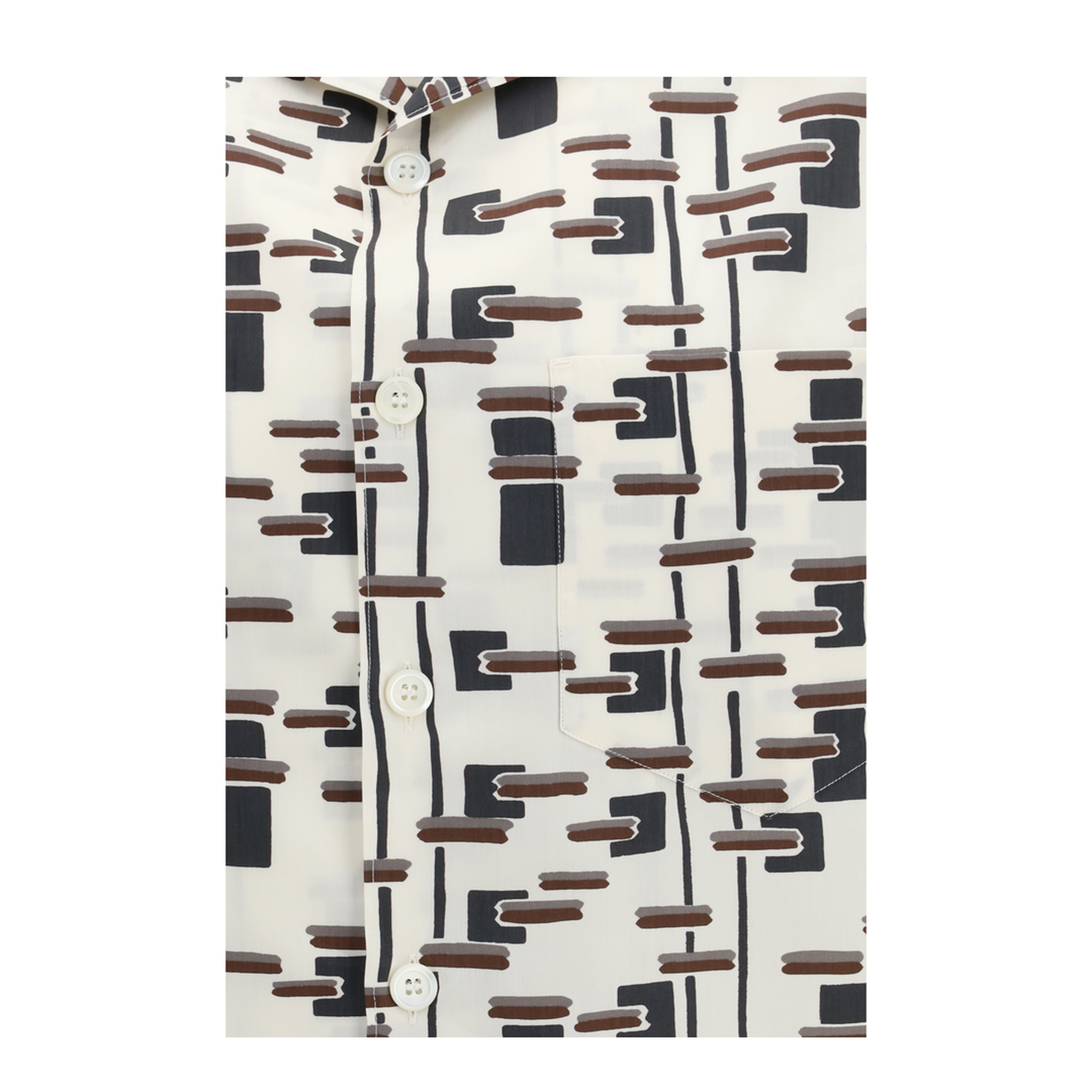Patterned Bowling Shirt - Image 3