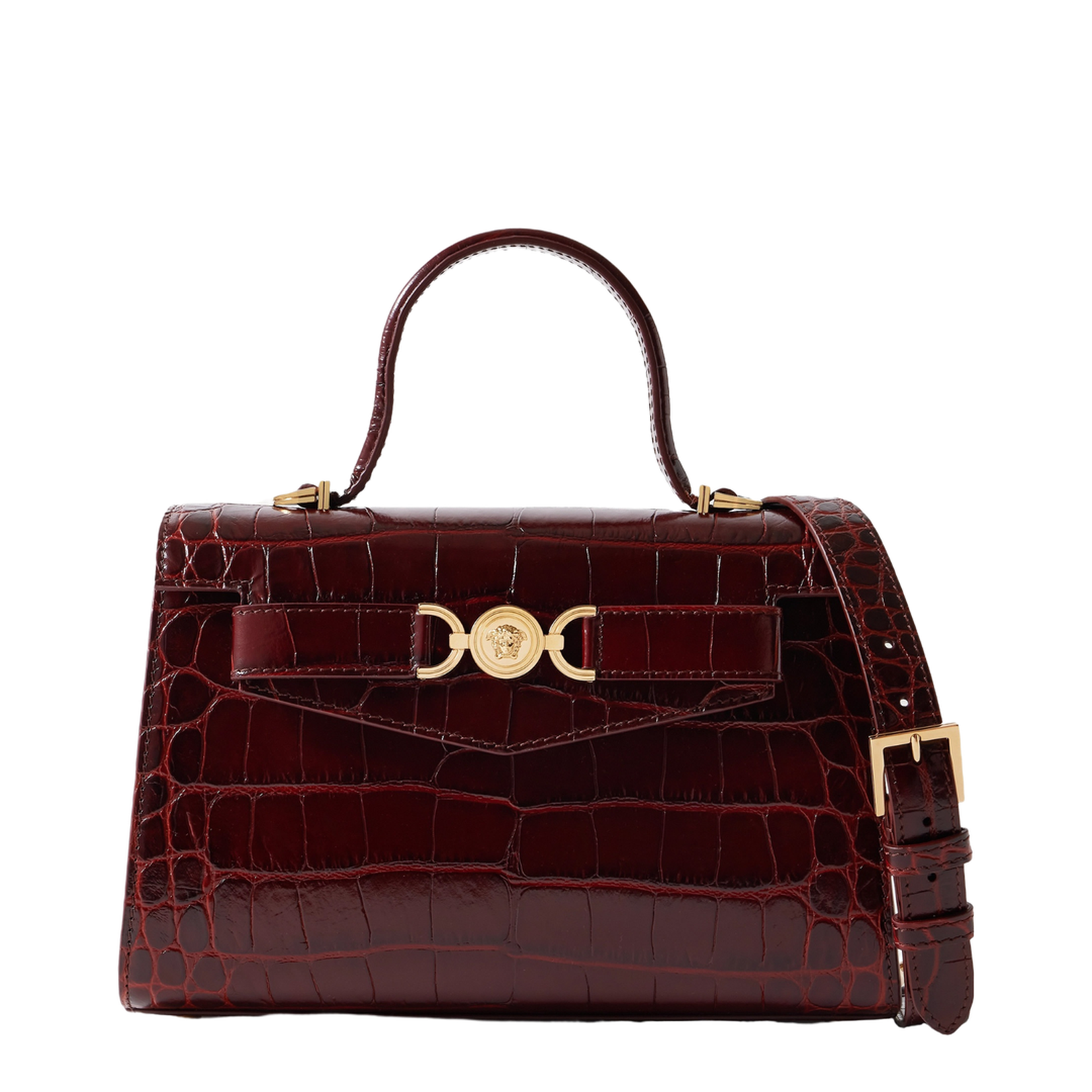 Medusa 95 Hand Bag Leather Red - Image 1