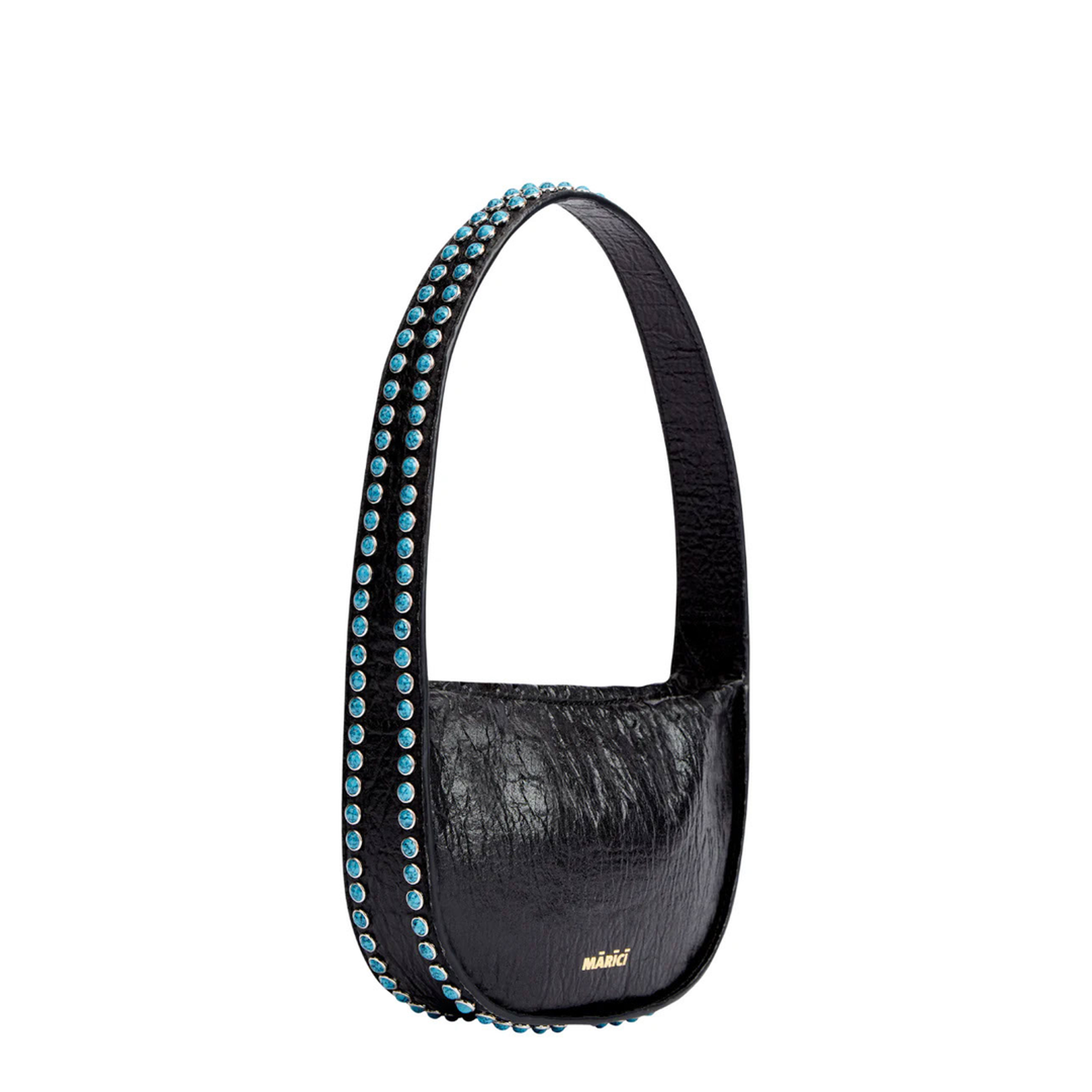 Chelsea Stud Structured Shoulder Bag - Classic Black - Image 2