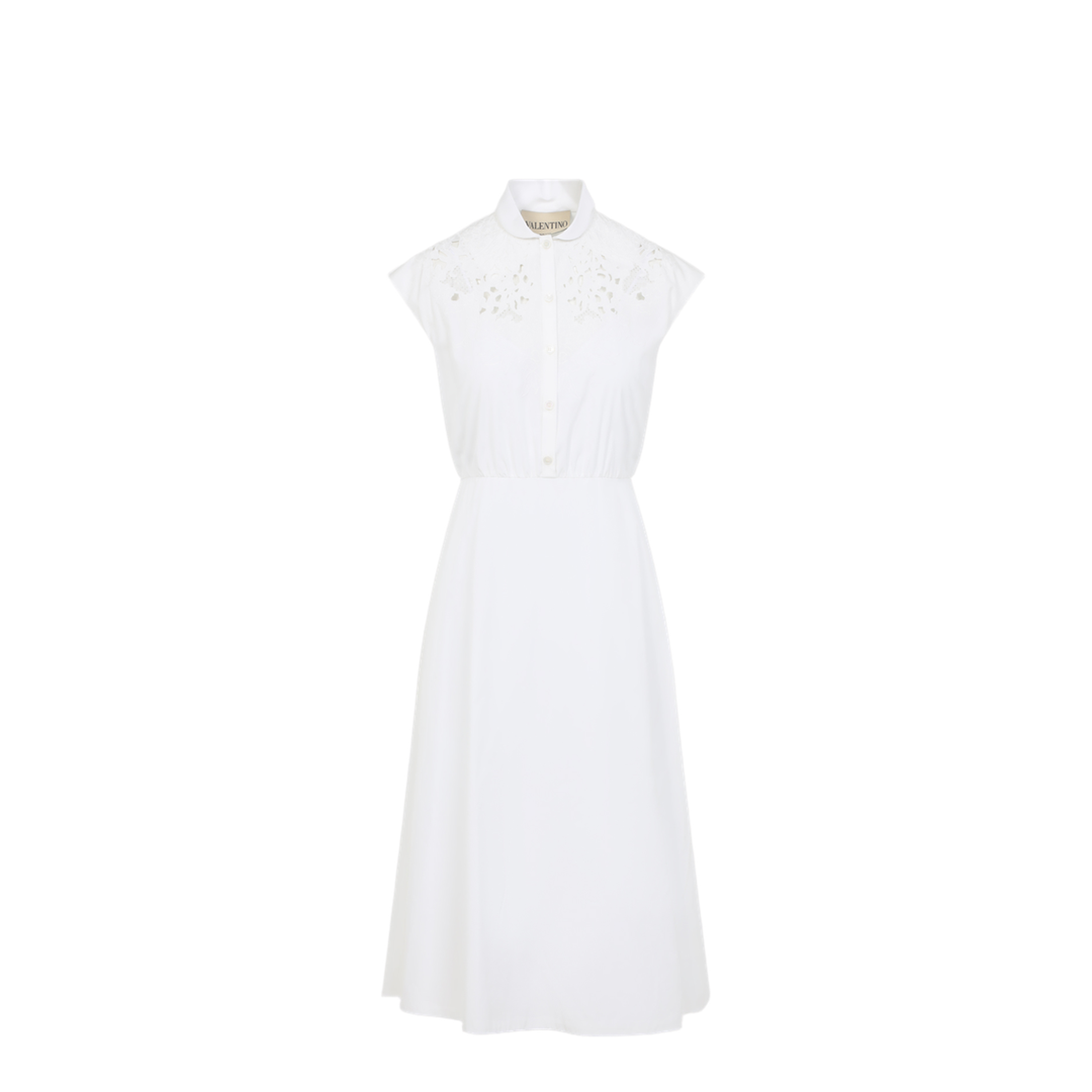 Embroidered Midi Dress - Image 1