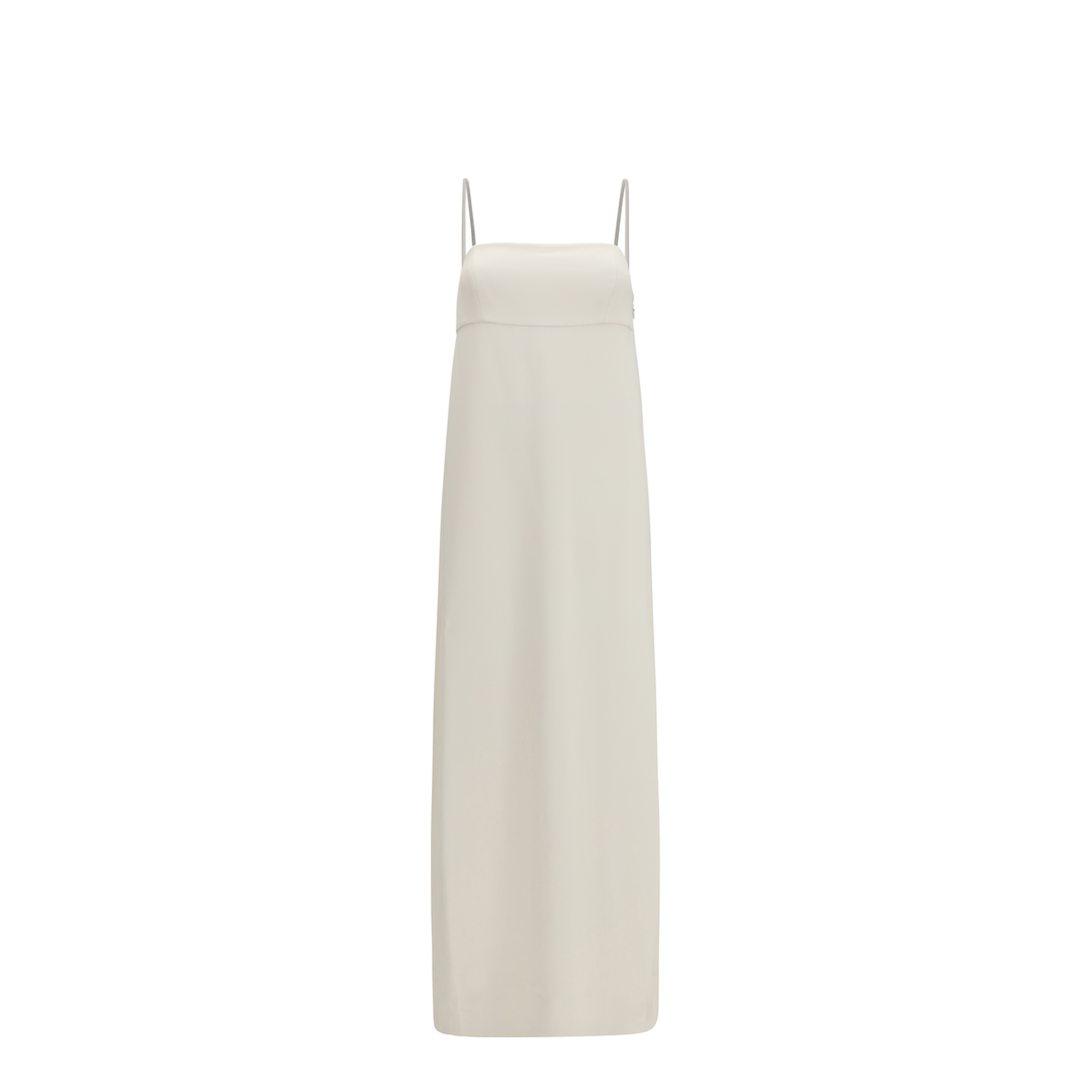 Long Silk Dress With Monili Chain - Image 1