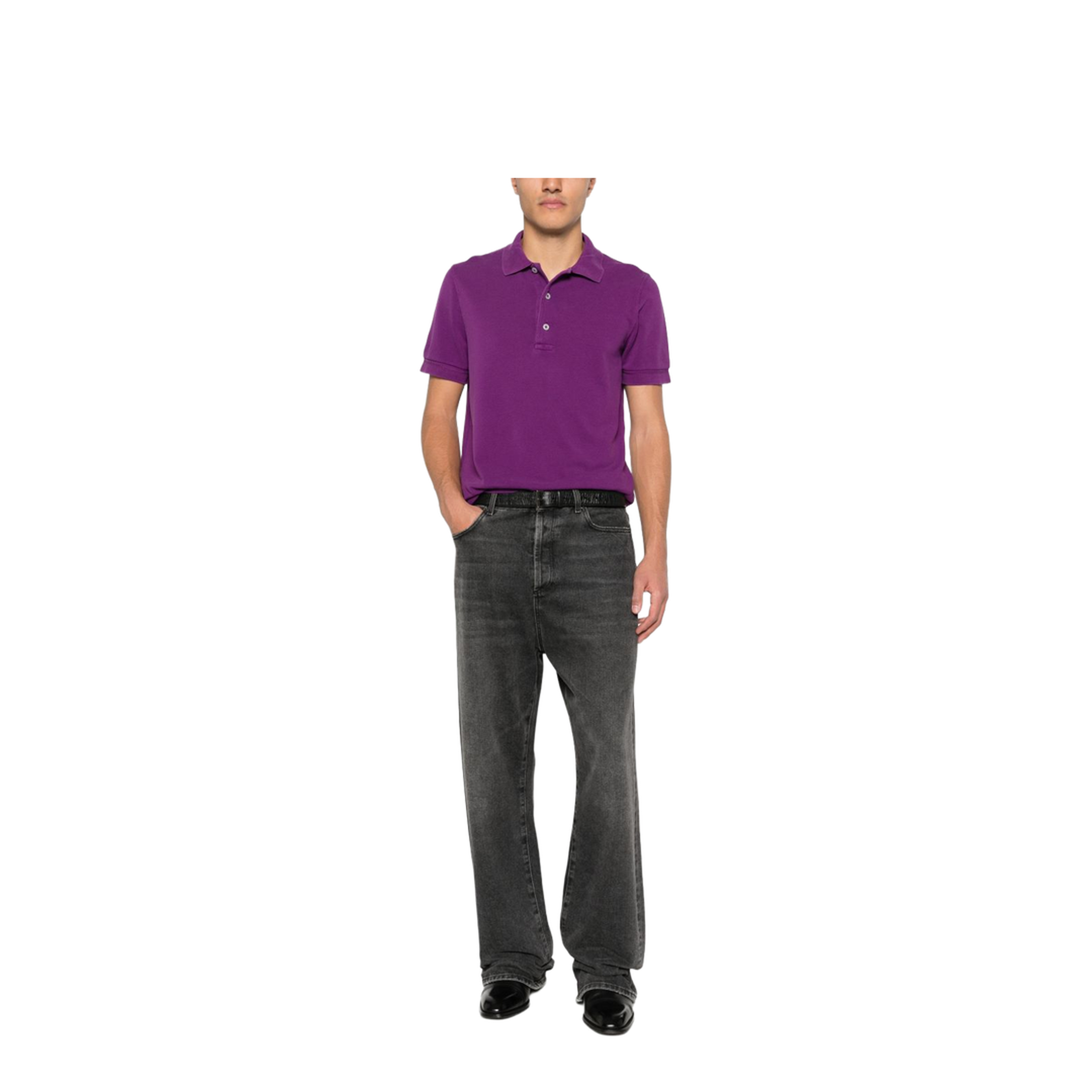 Cotton Blend Polo Shirt - Image 2