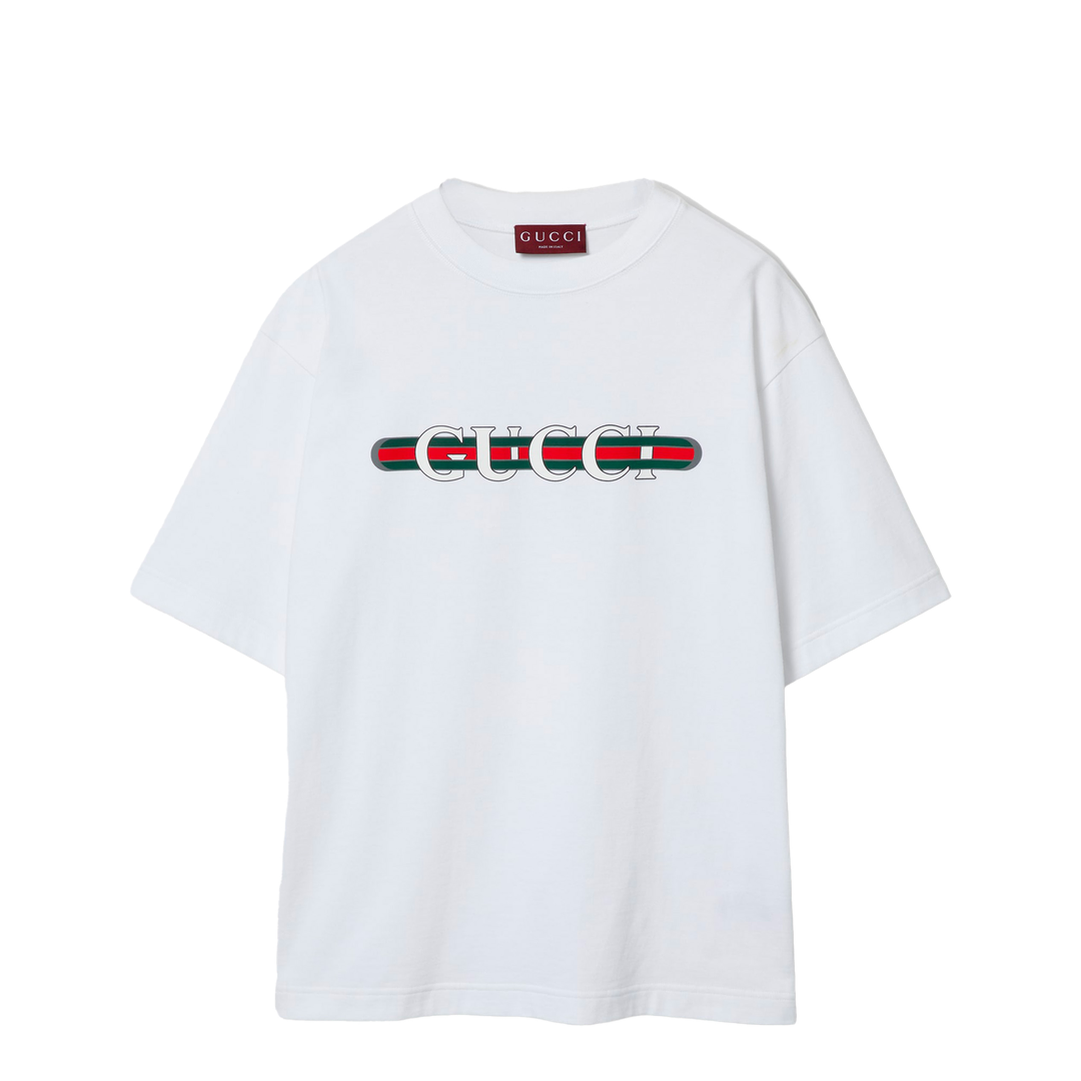 T-Shirt in Cotton with Logo Print - Image 1