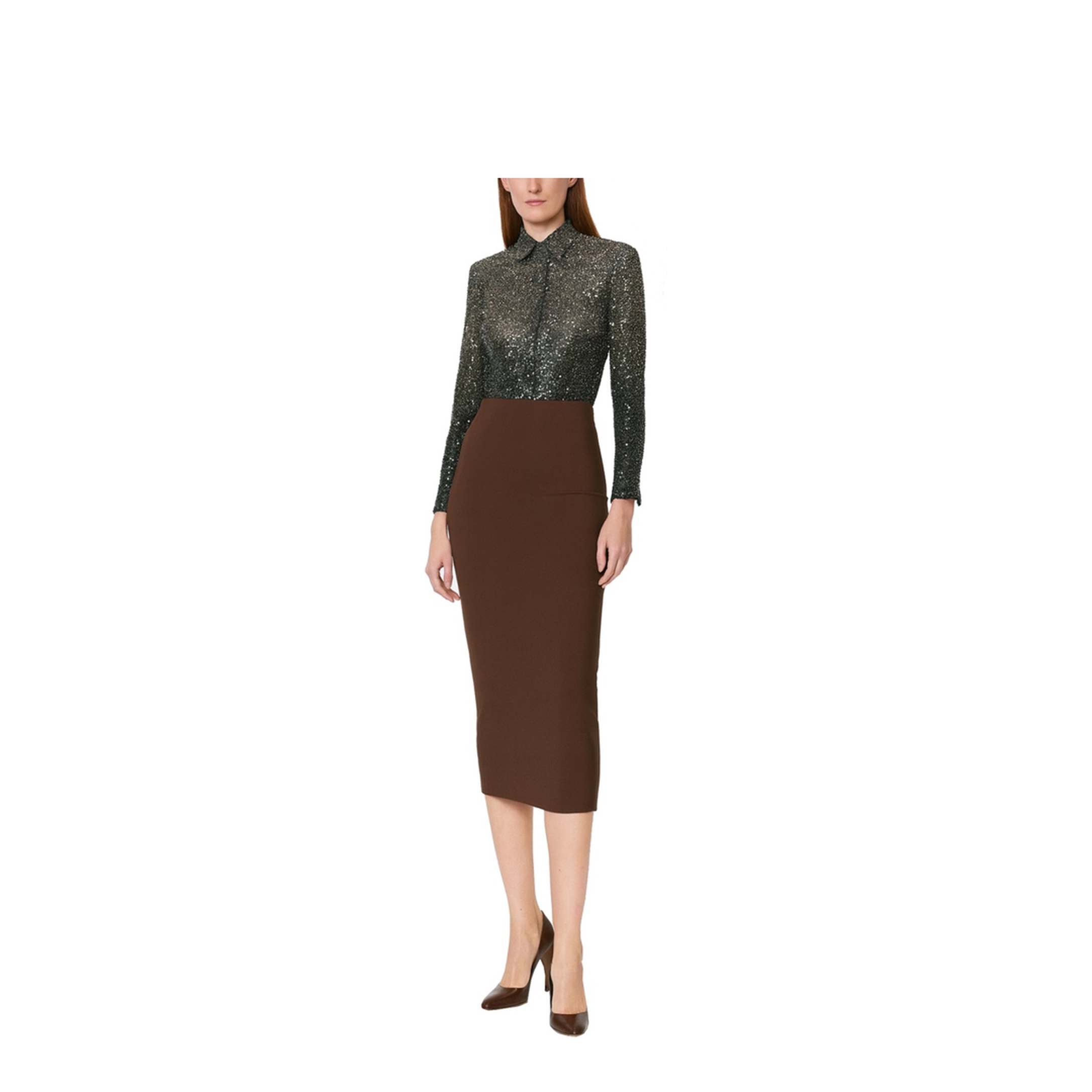 Shirt With Sequins in Black - Image 2