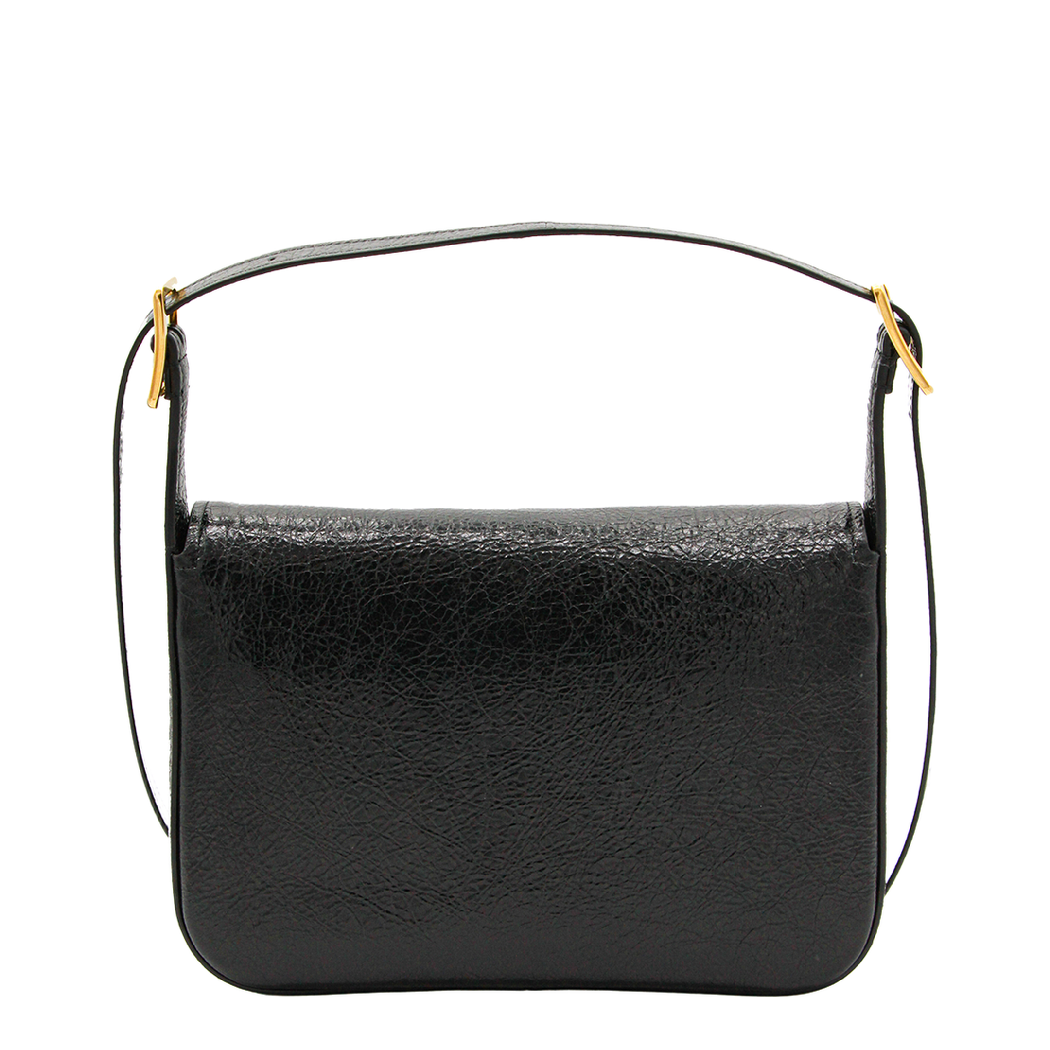 Clicca Medium Arena Lambskin Shoulder Bag - Black - Image 5