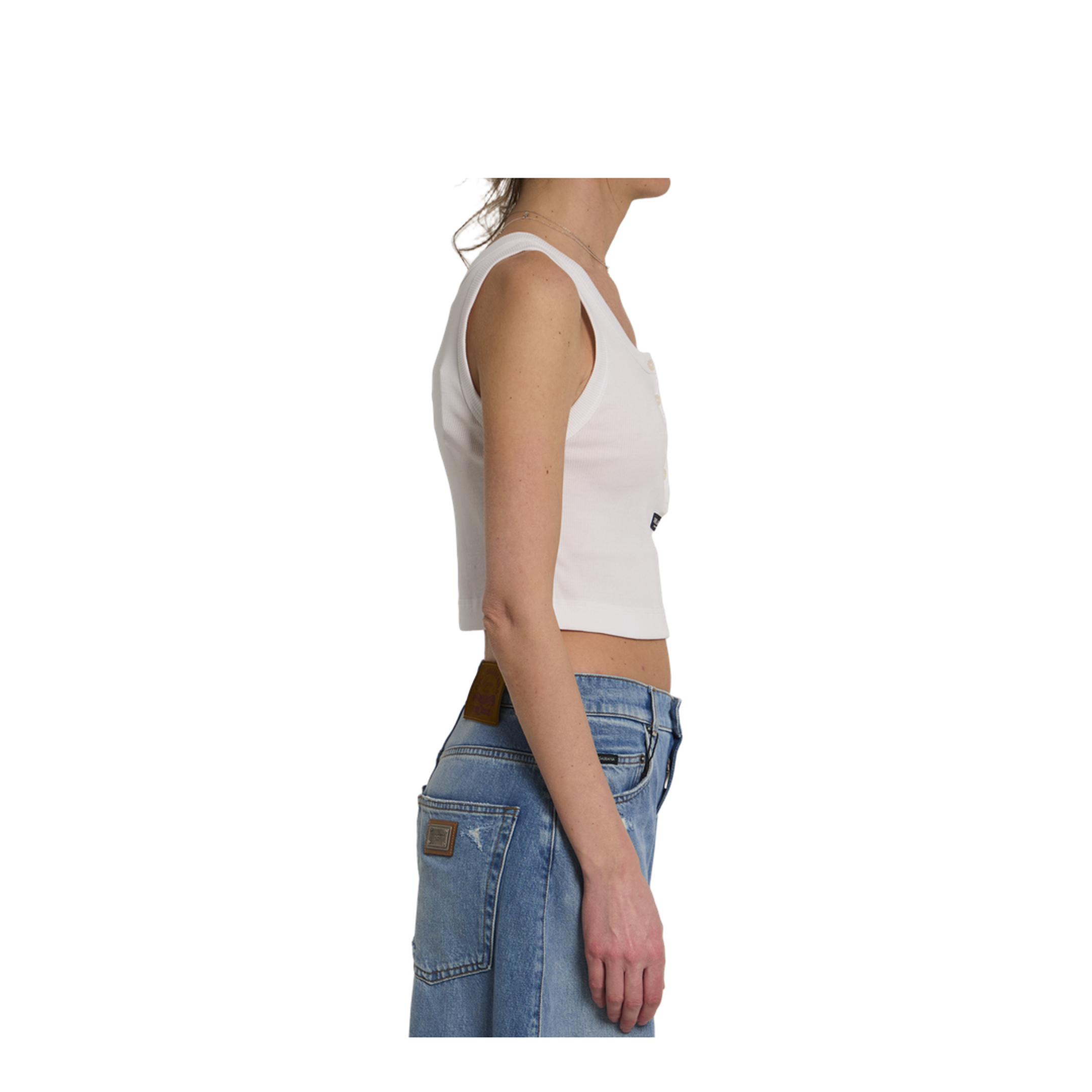 Ribbed tank top - Image 3