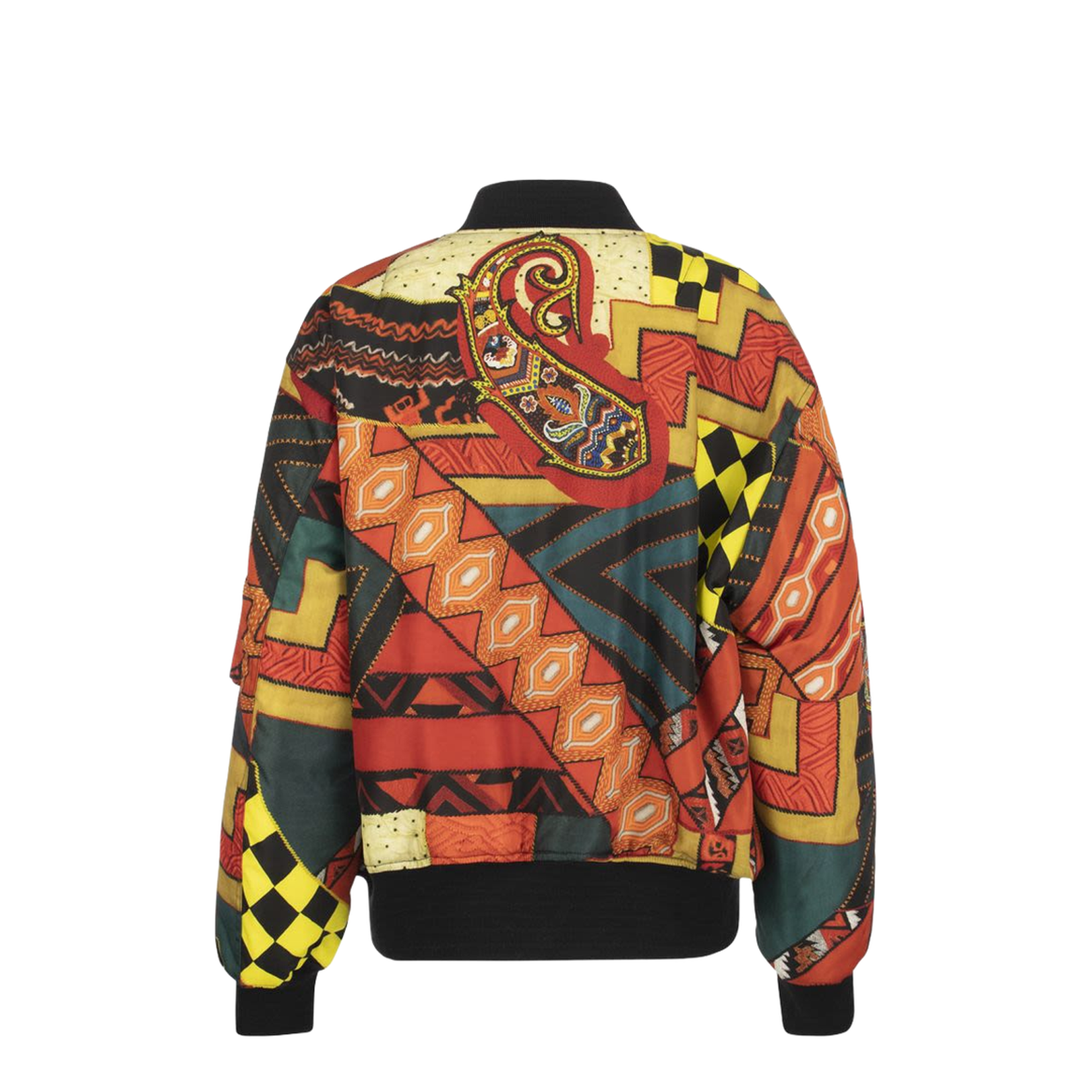 Patchwork Bomber Jacket - Image 2