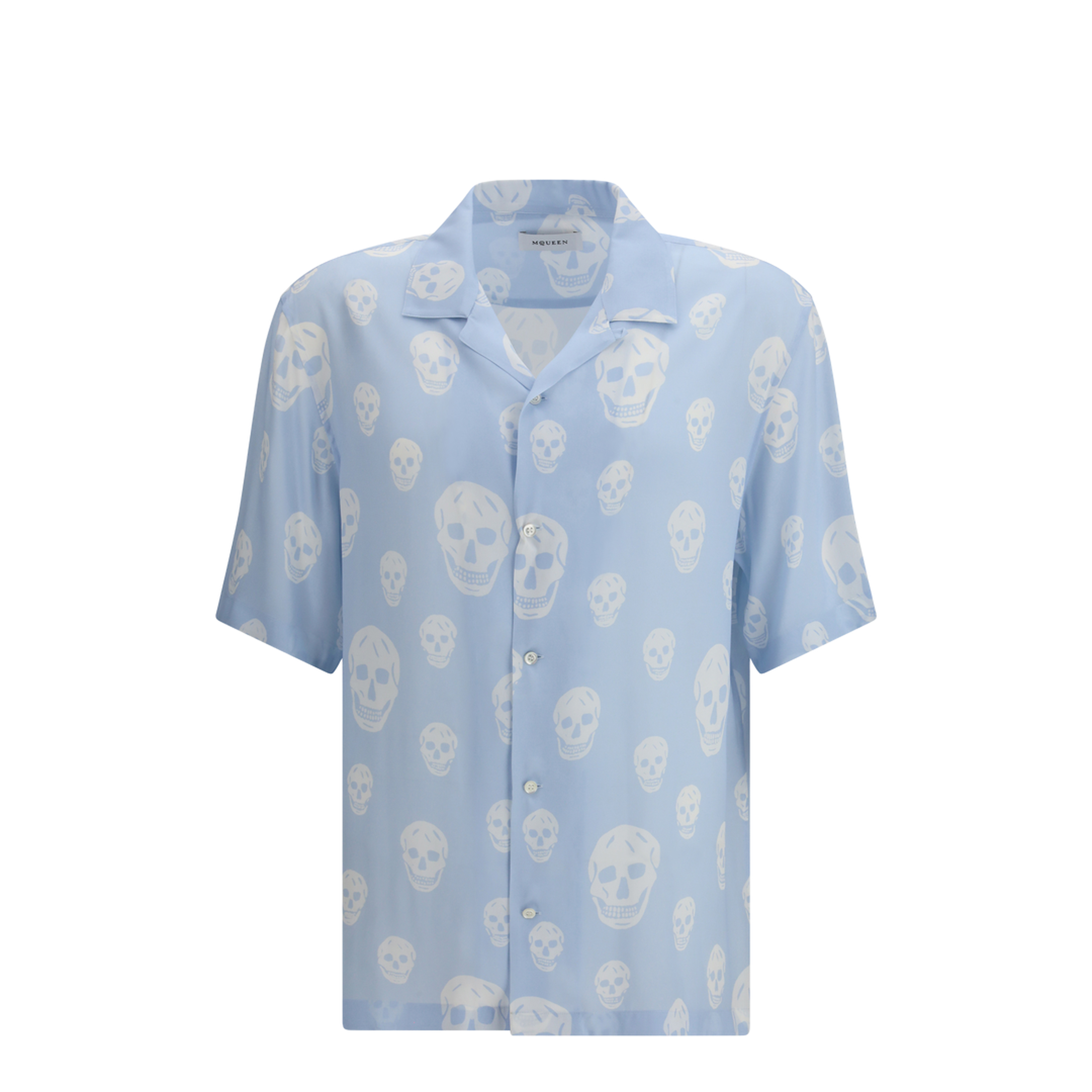 Skull-printed Hawaiian Shirt - Image 1