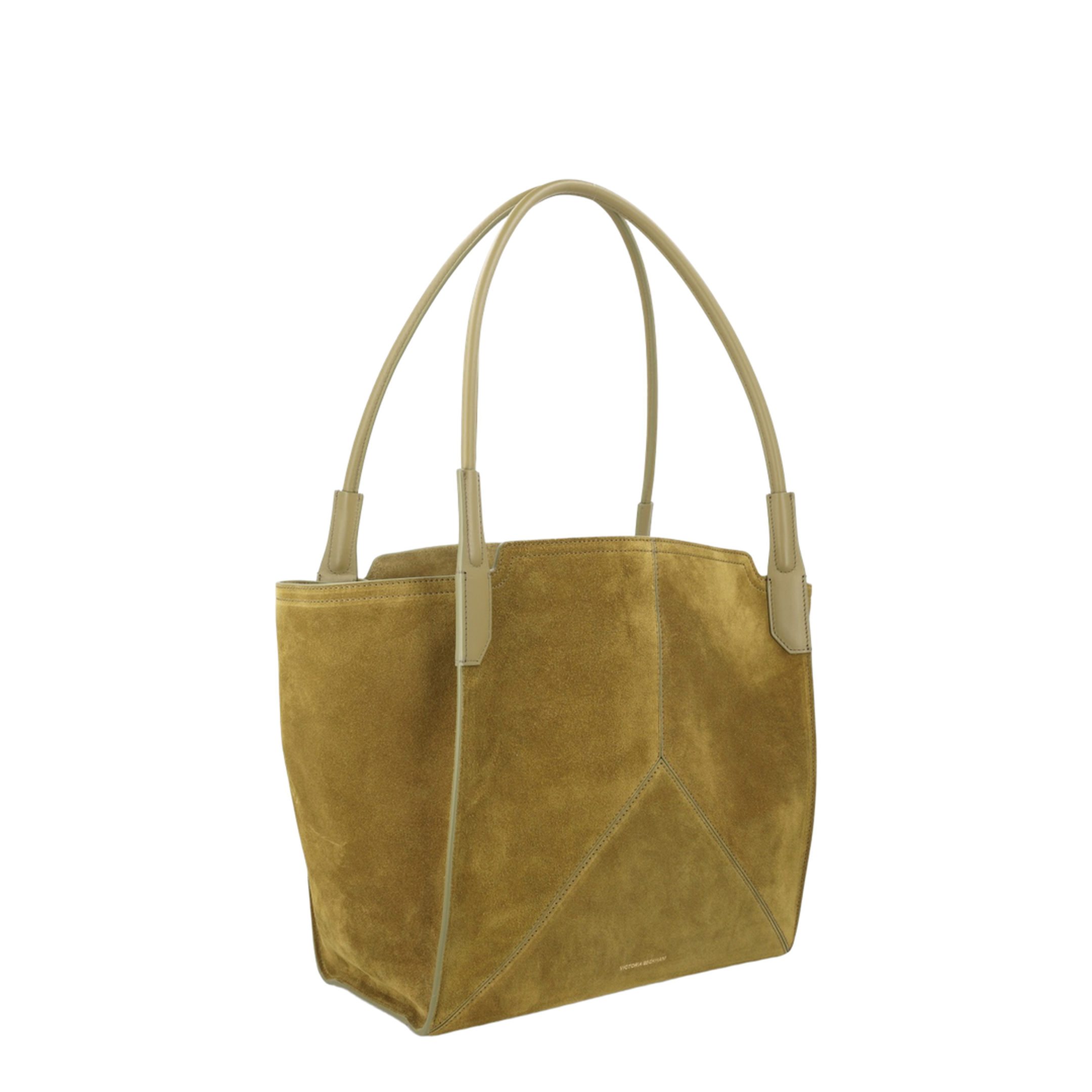 Victoria Tote Bag Small Calf Suede - Cactus Green - Image 2
