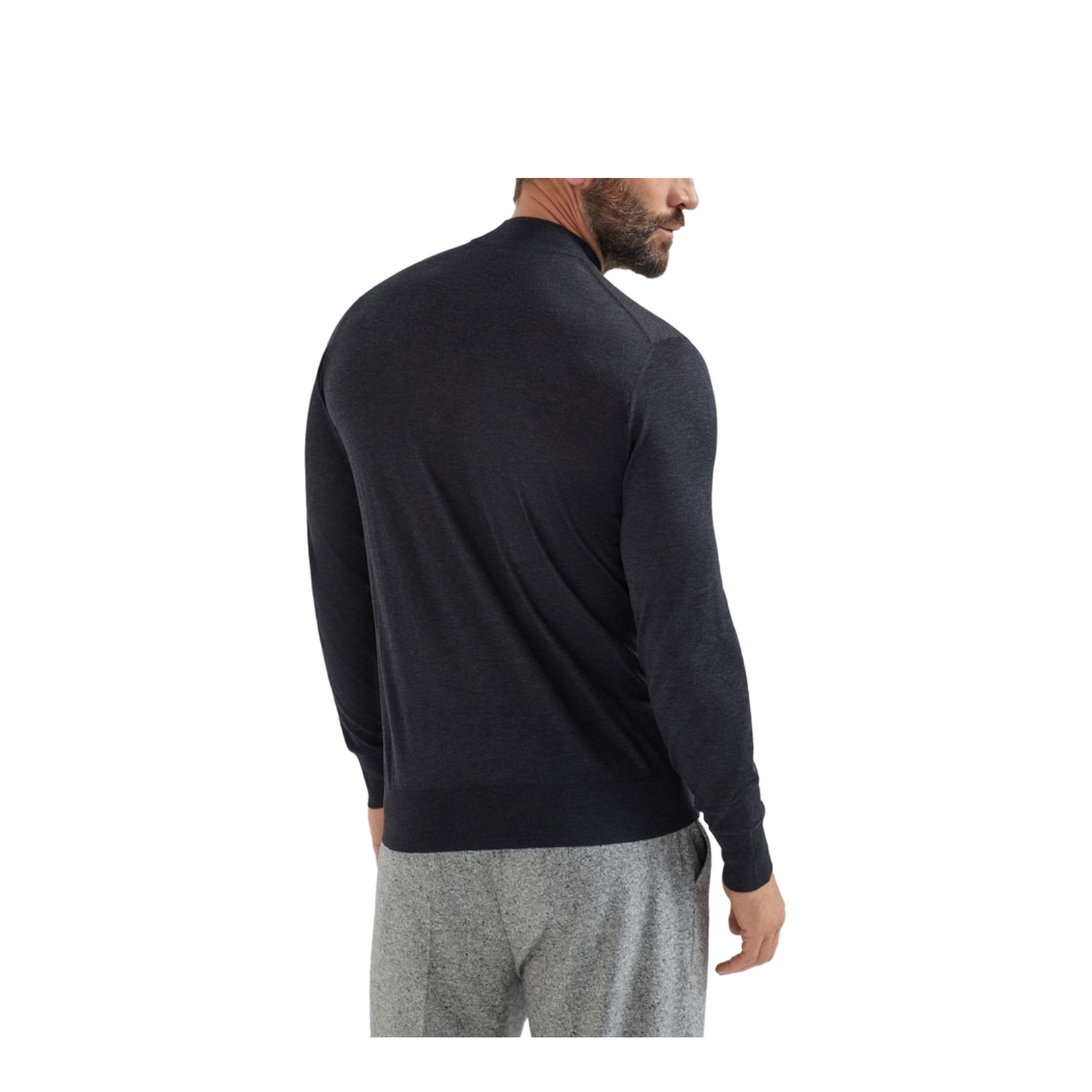 Cotton and Silk Blend Sweater - Image 3