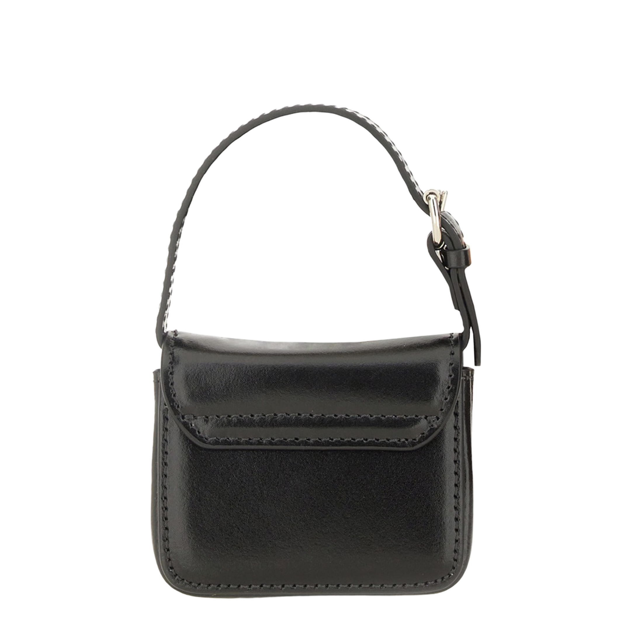 Linda Mini Leather Handbag - Black - Image 2