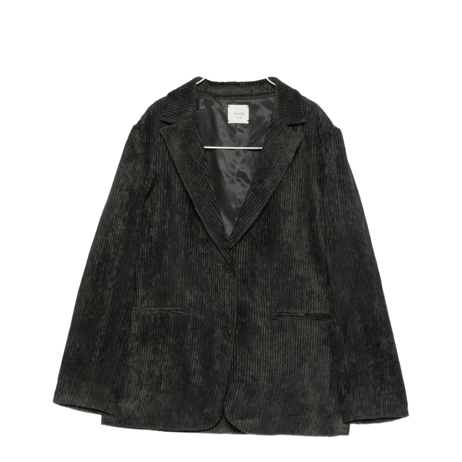 Velvet Single-Breasted Jacket - Image 1