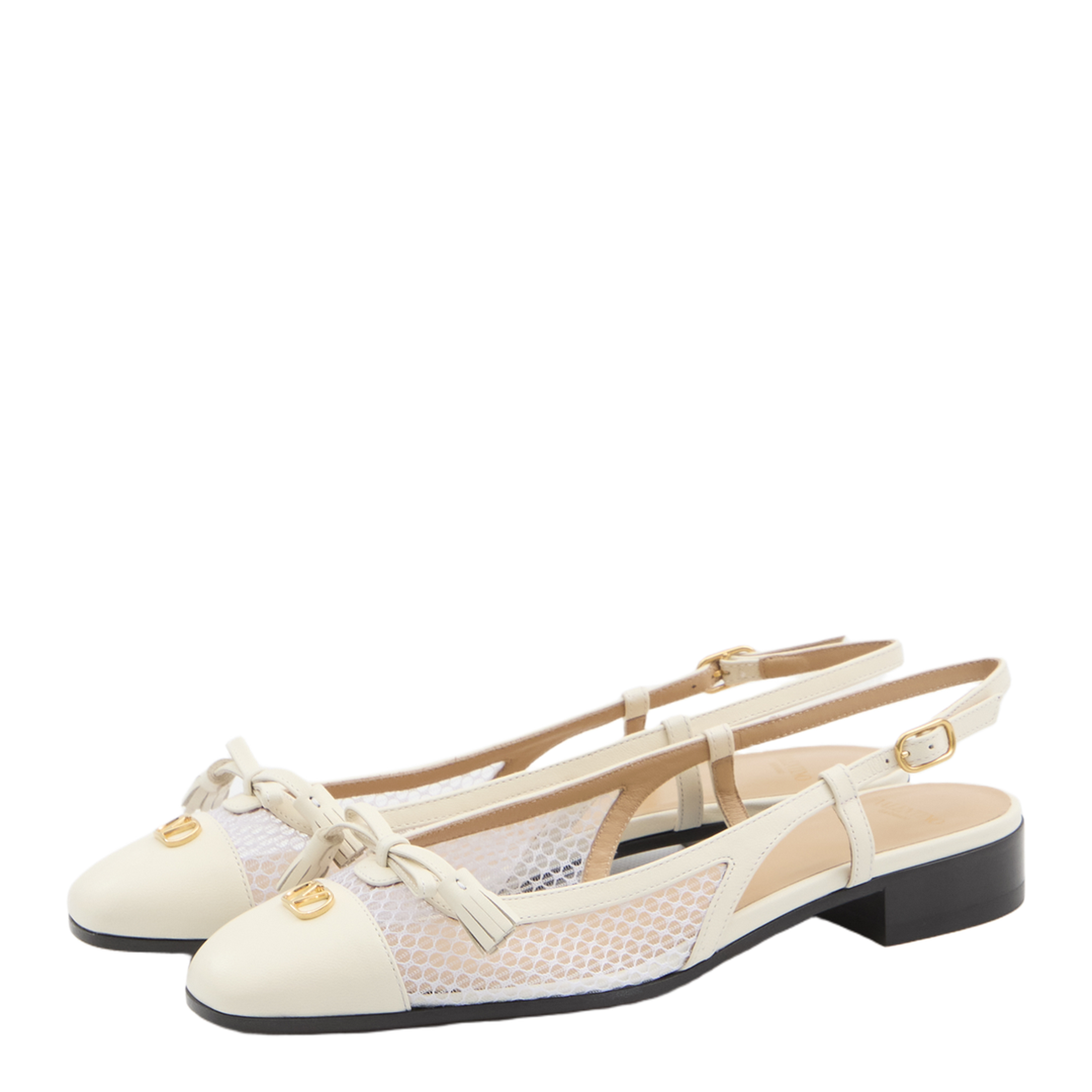 Slingback Ballerina Ivory - Image 2