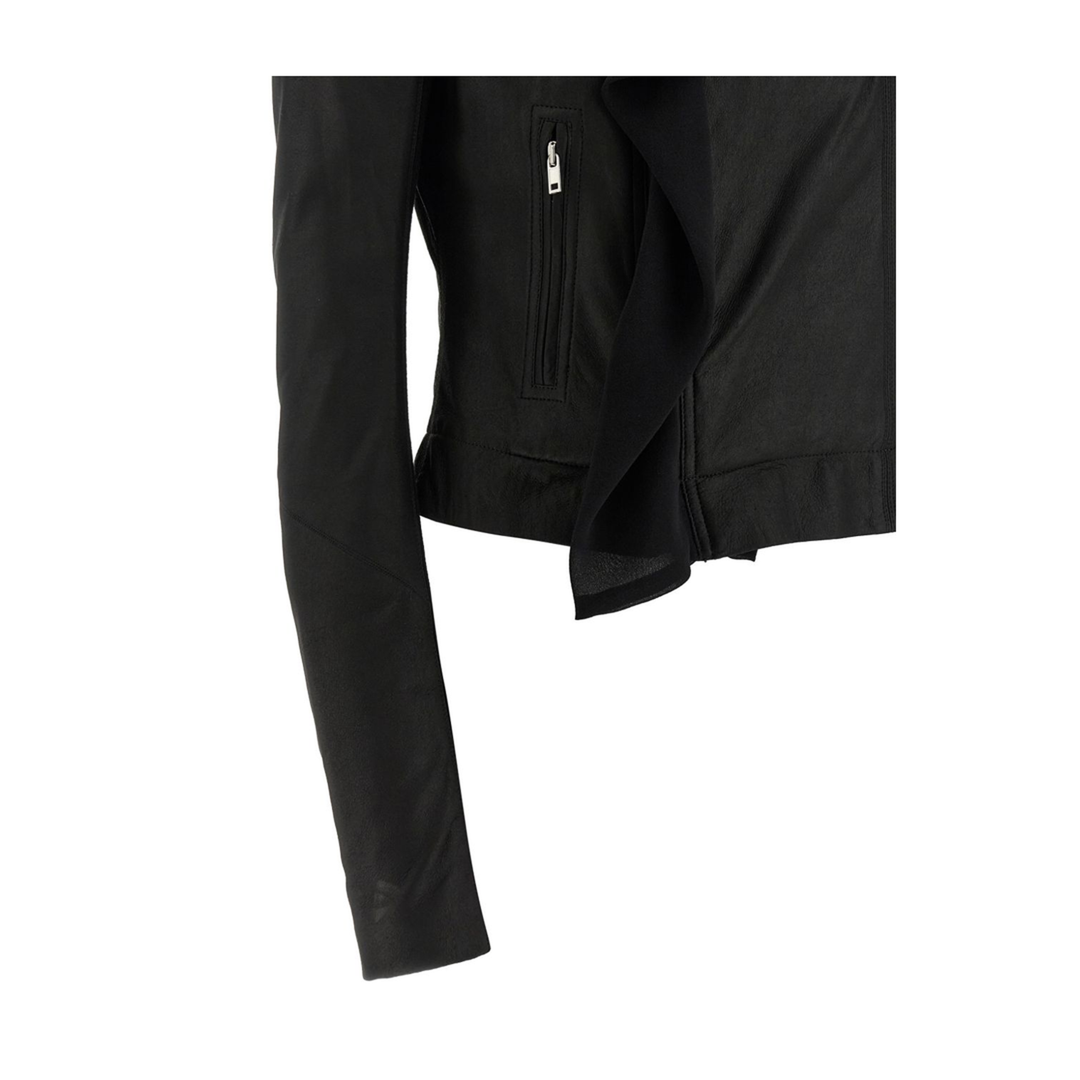 Scarf Biker Jacket - Image 2