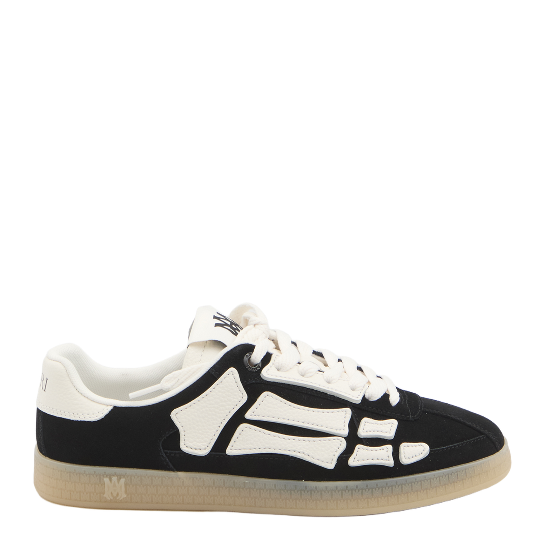 Pacific Bones Black Low Top Sneakers - Image 1