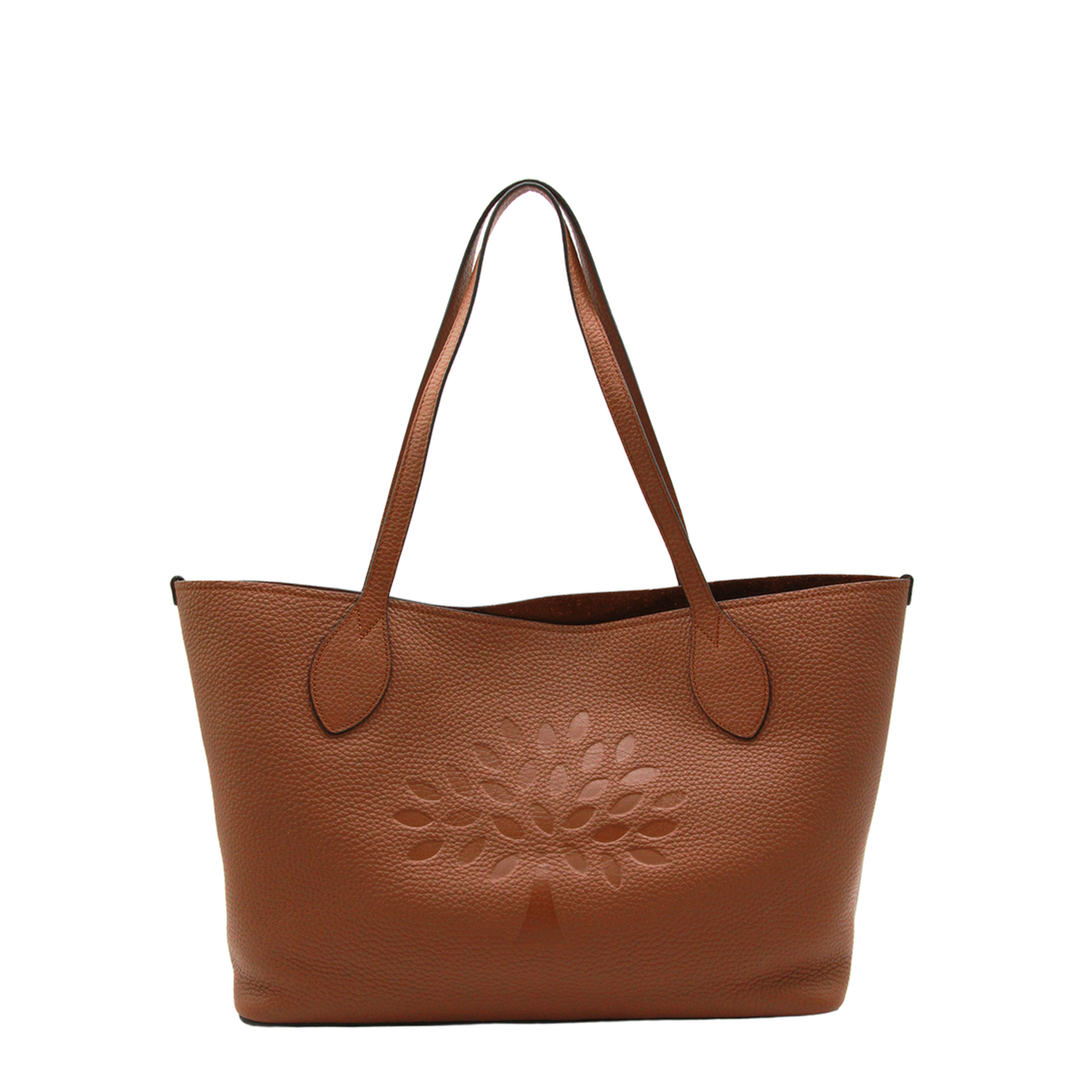 Tree Tote Heavy Grain Leather Tote - Bright Oak - Image 1