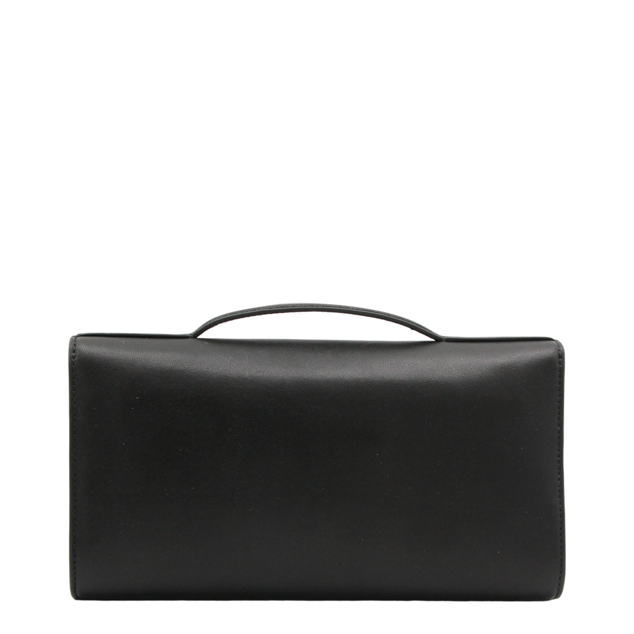 Lily Quilted Nappa Clutch - Black - Image 6
