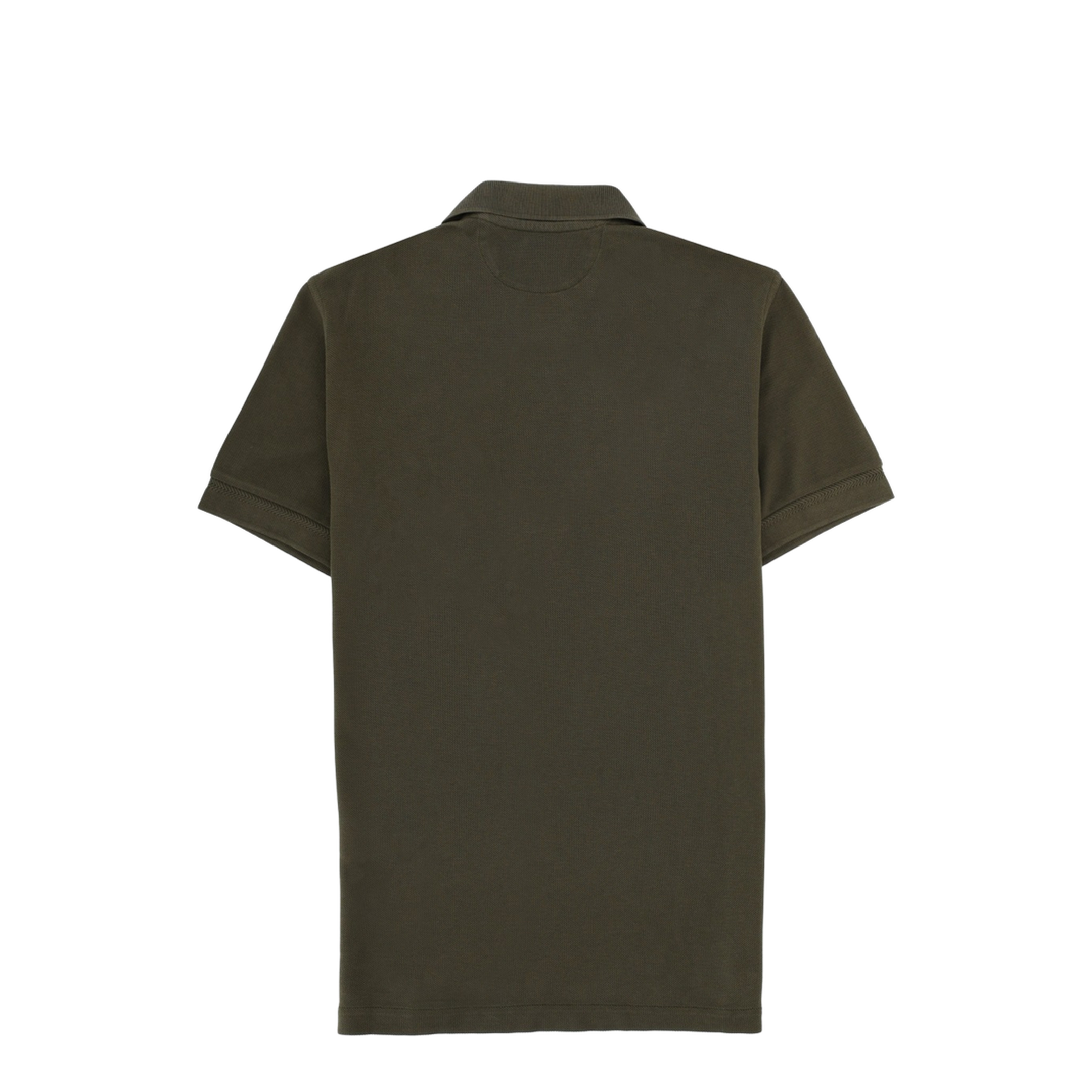 Cotton Piqué Polo Shirt In Green - Image 2