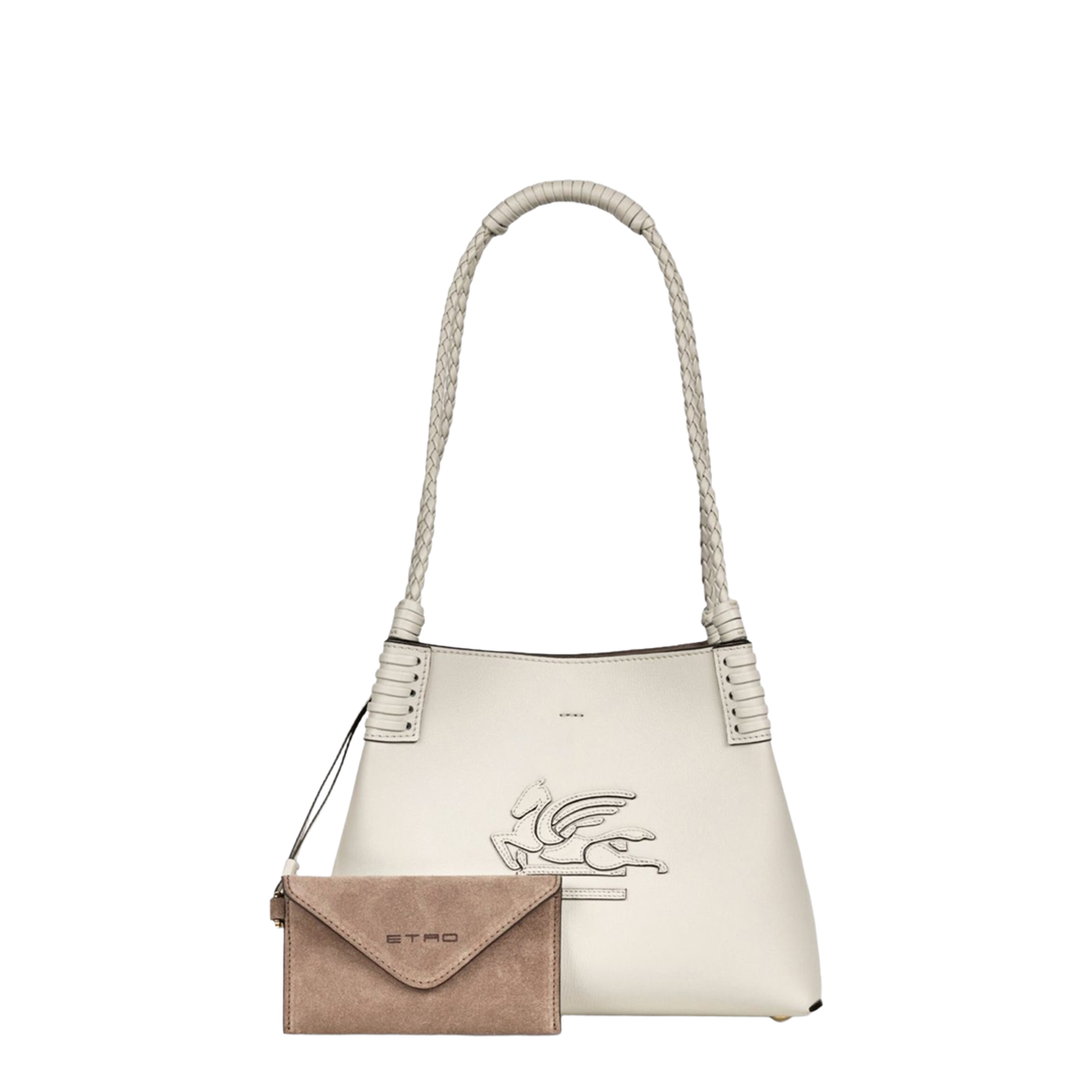 Libra Small Calfskin Tote - White - Image 4