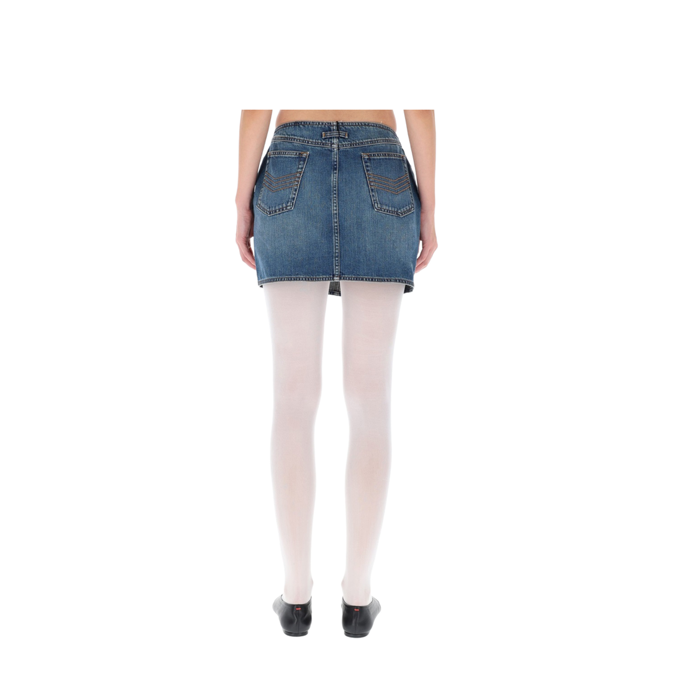 Miniskirt with Double Zipper - Image 4